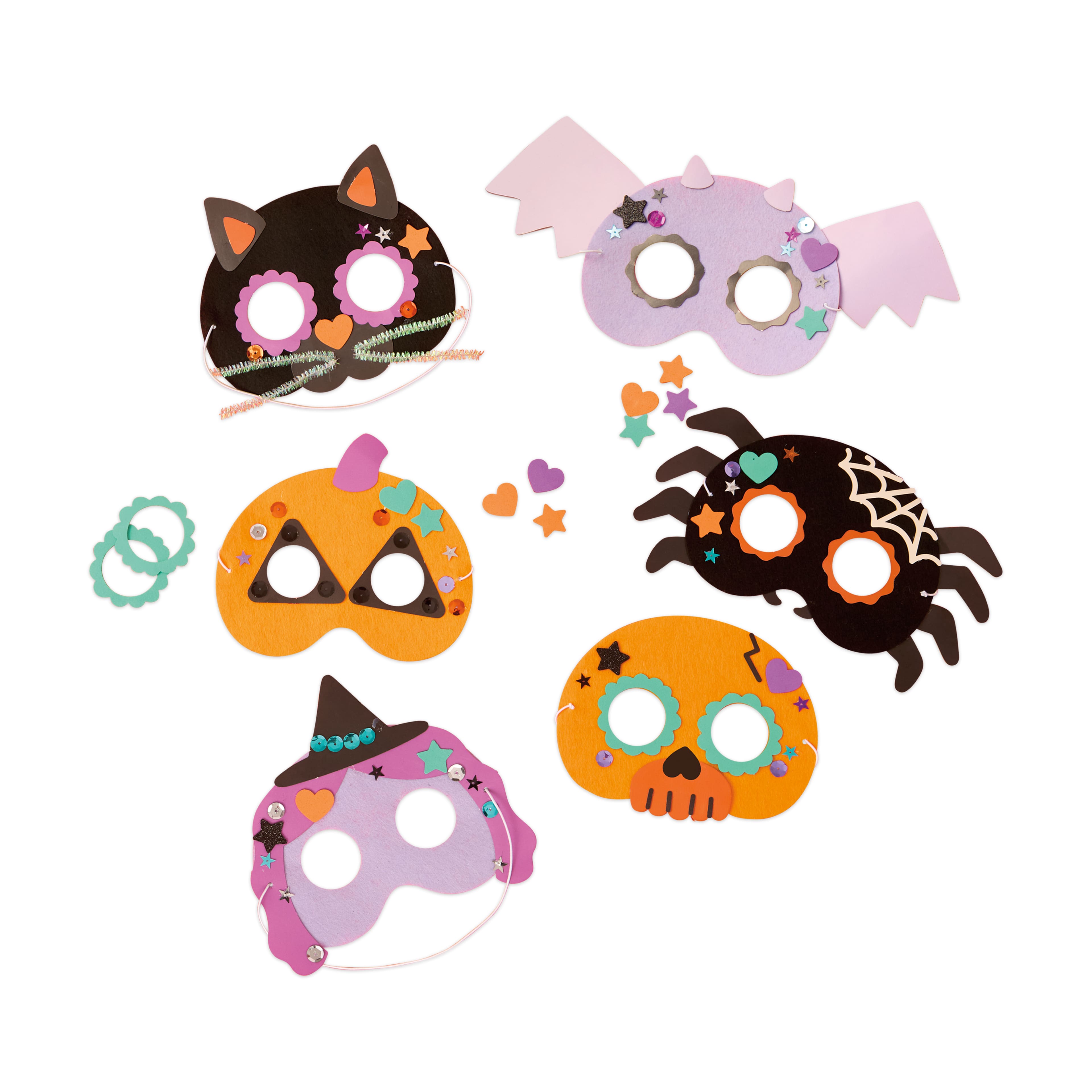 Halloween Felt Mask Group Kit by Creatology™