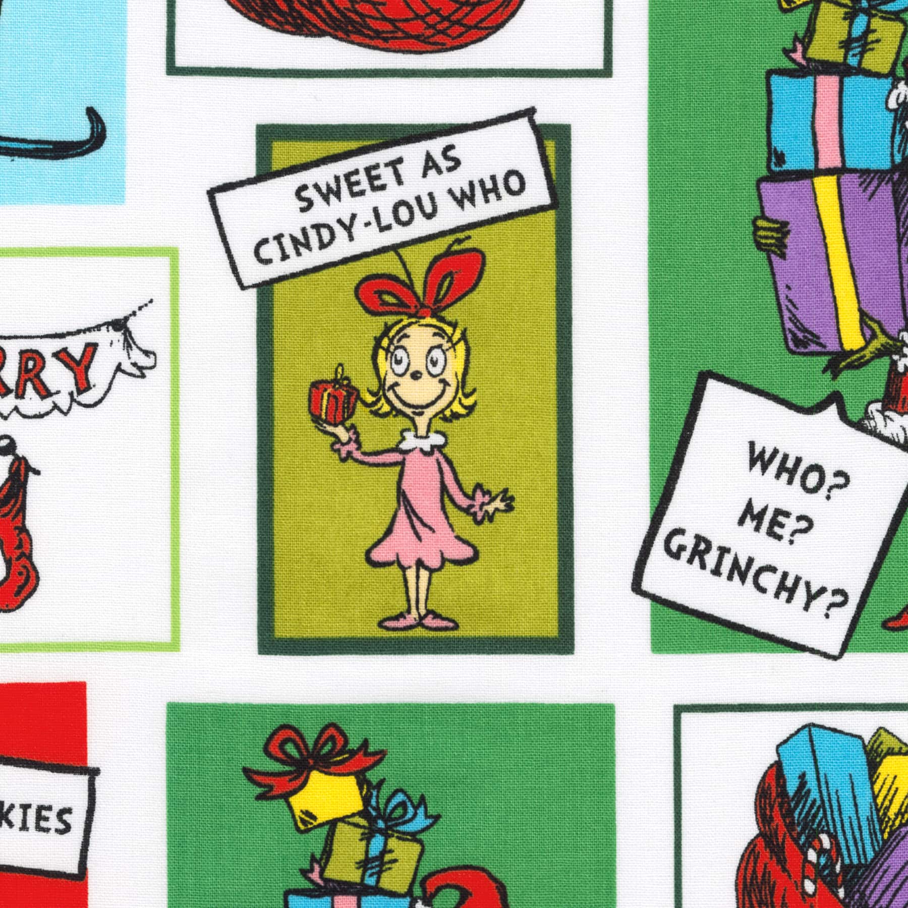 Dr. Seuss™ Grinch Tales Cotton Fabric