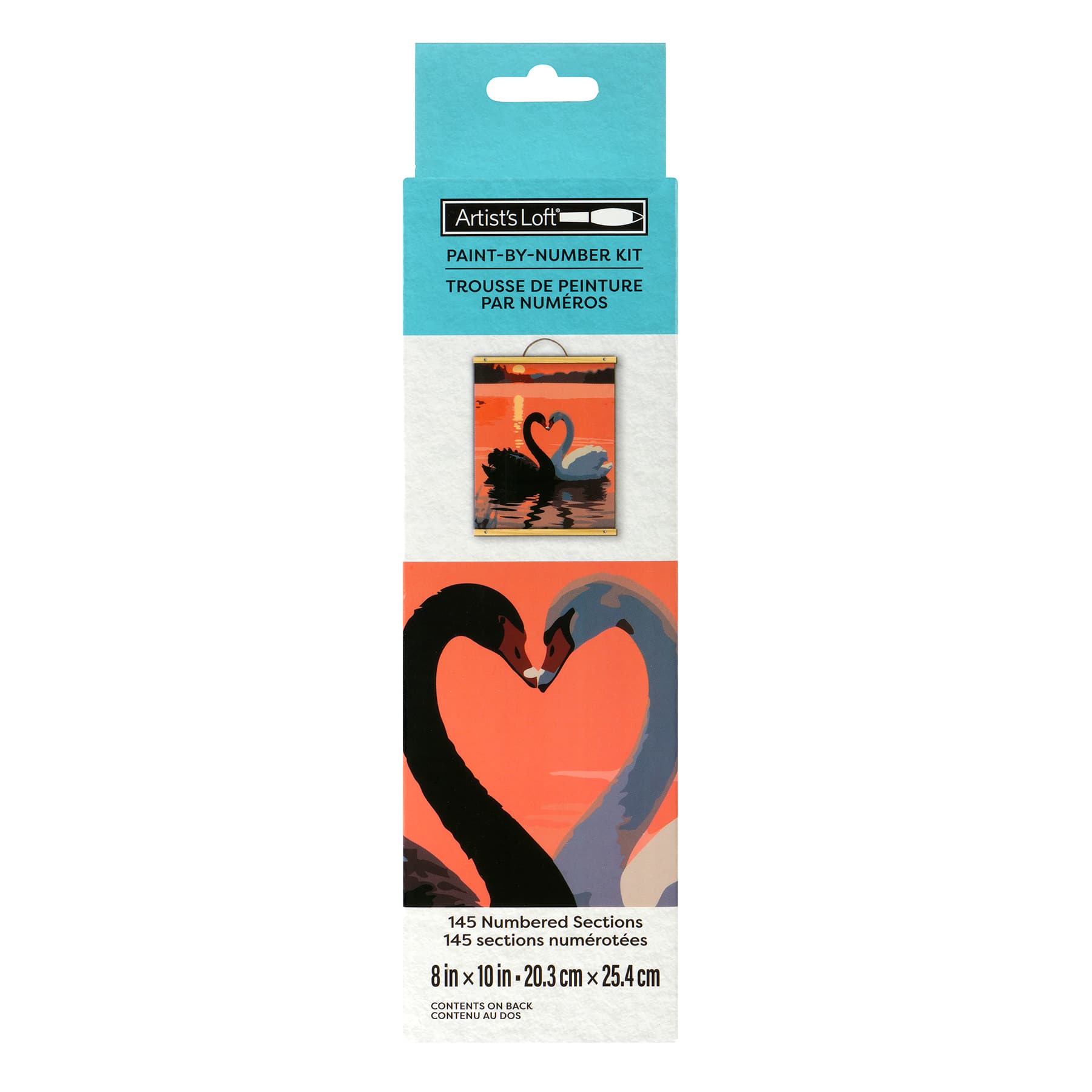 8" x 10" Swans Paint-by-Number Kit by Artist's Loft®
