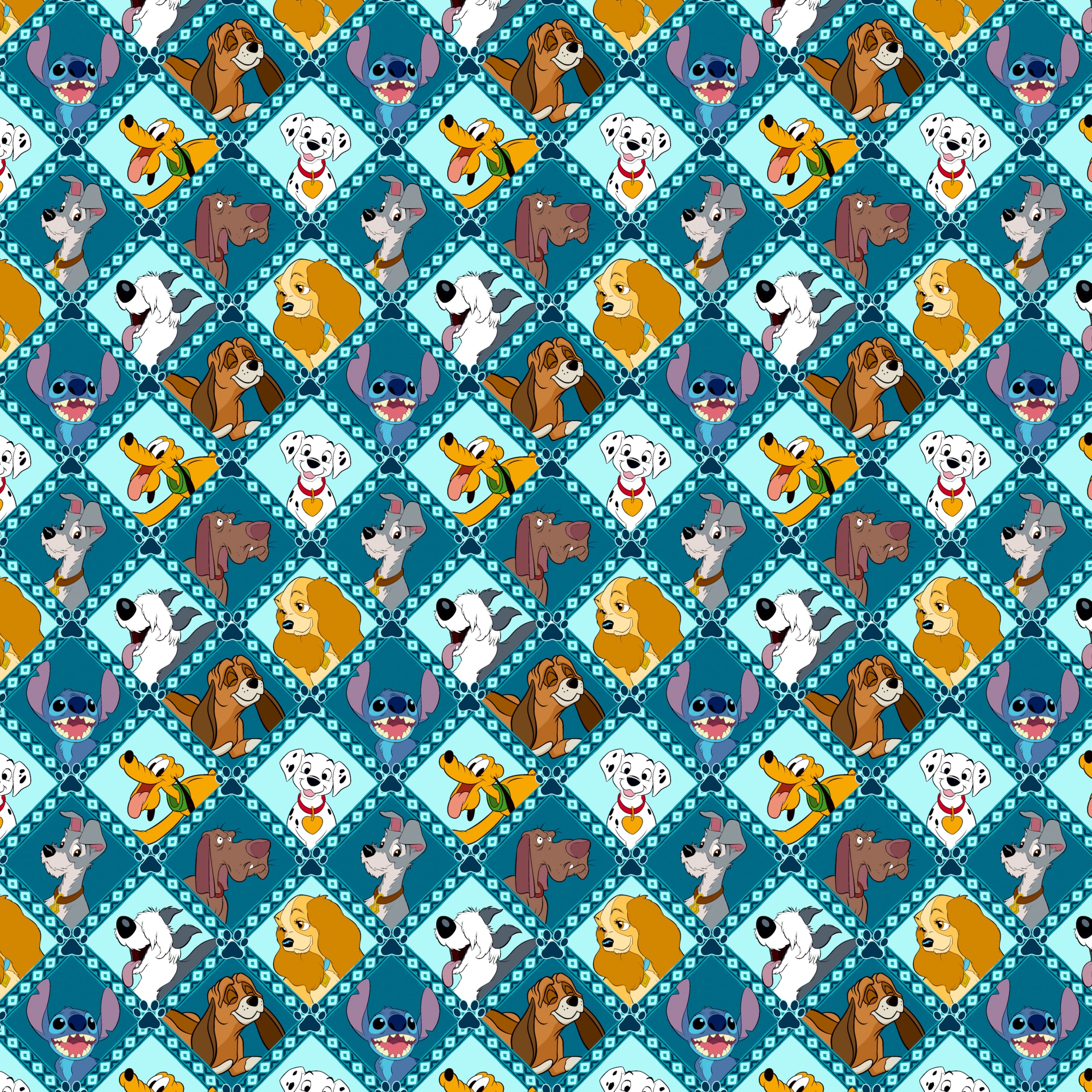 Disney® Dogs Cotton Fabric