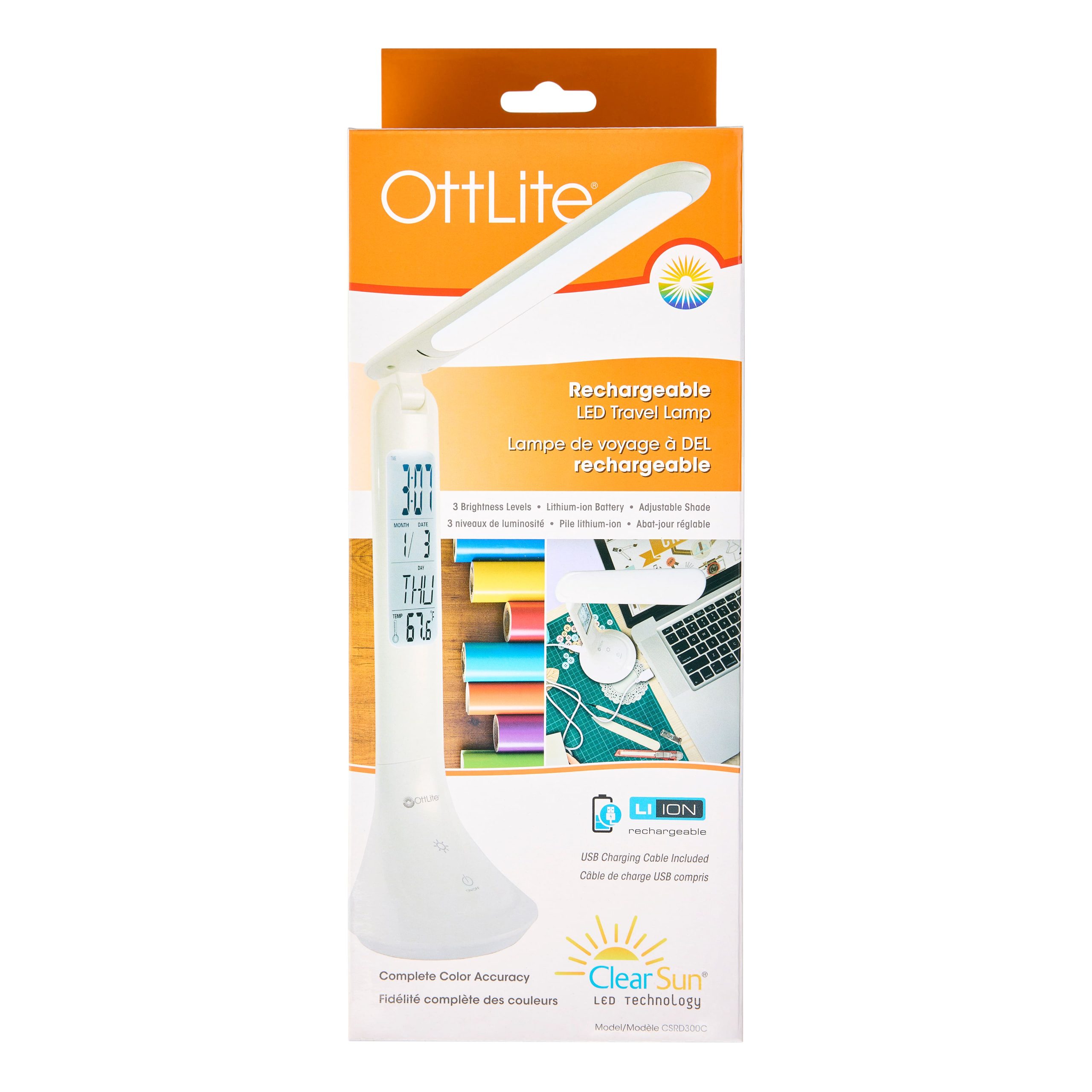 Ottlite Rechargeable LED Task Lamp - Image 3