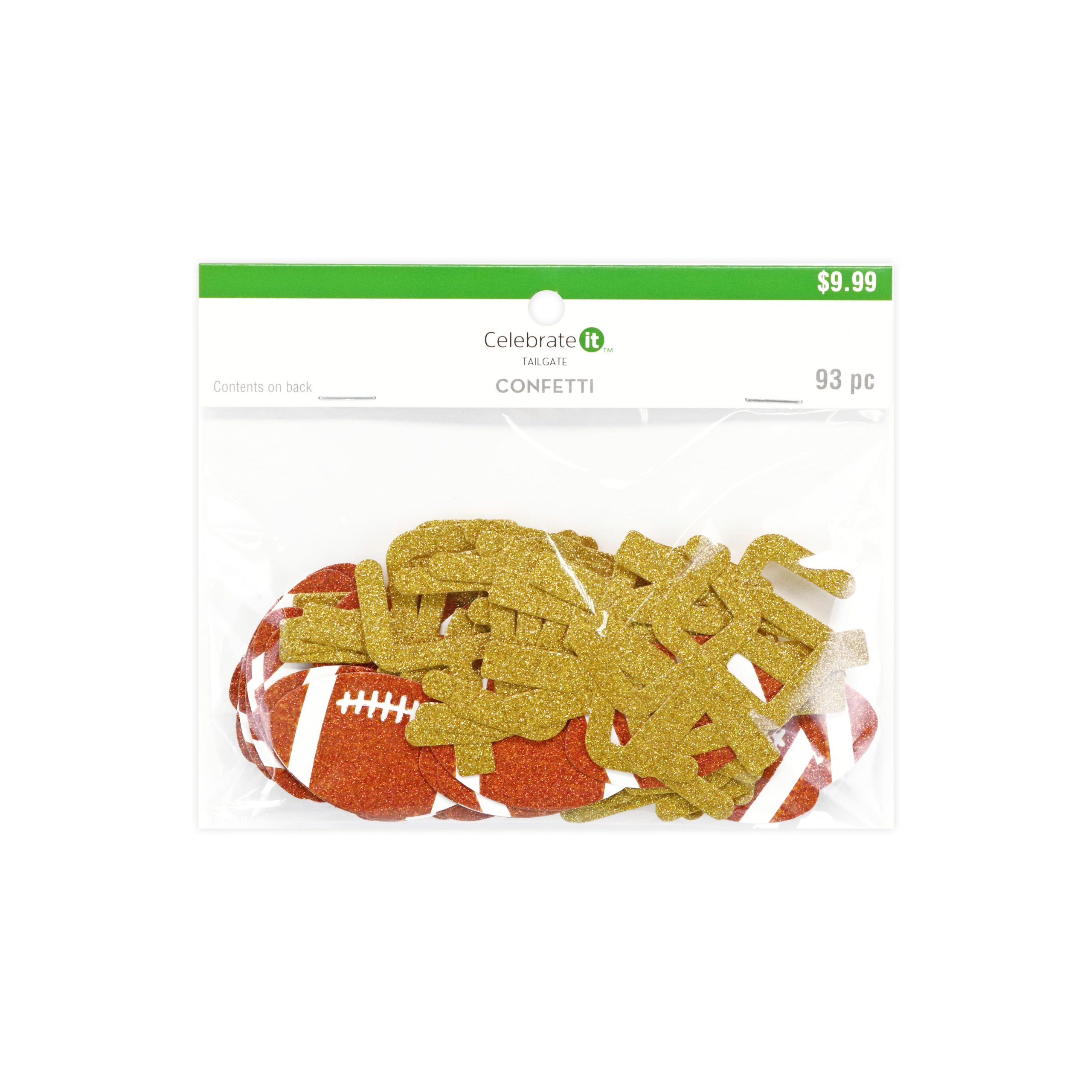Football Confetti Paper Die Cut Shapes by Celebrate It™