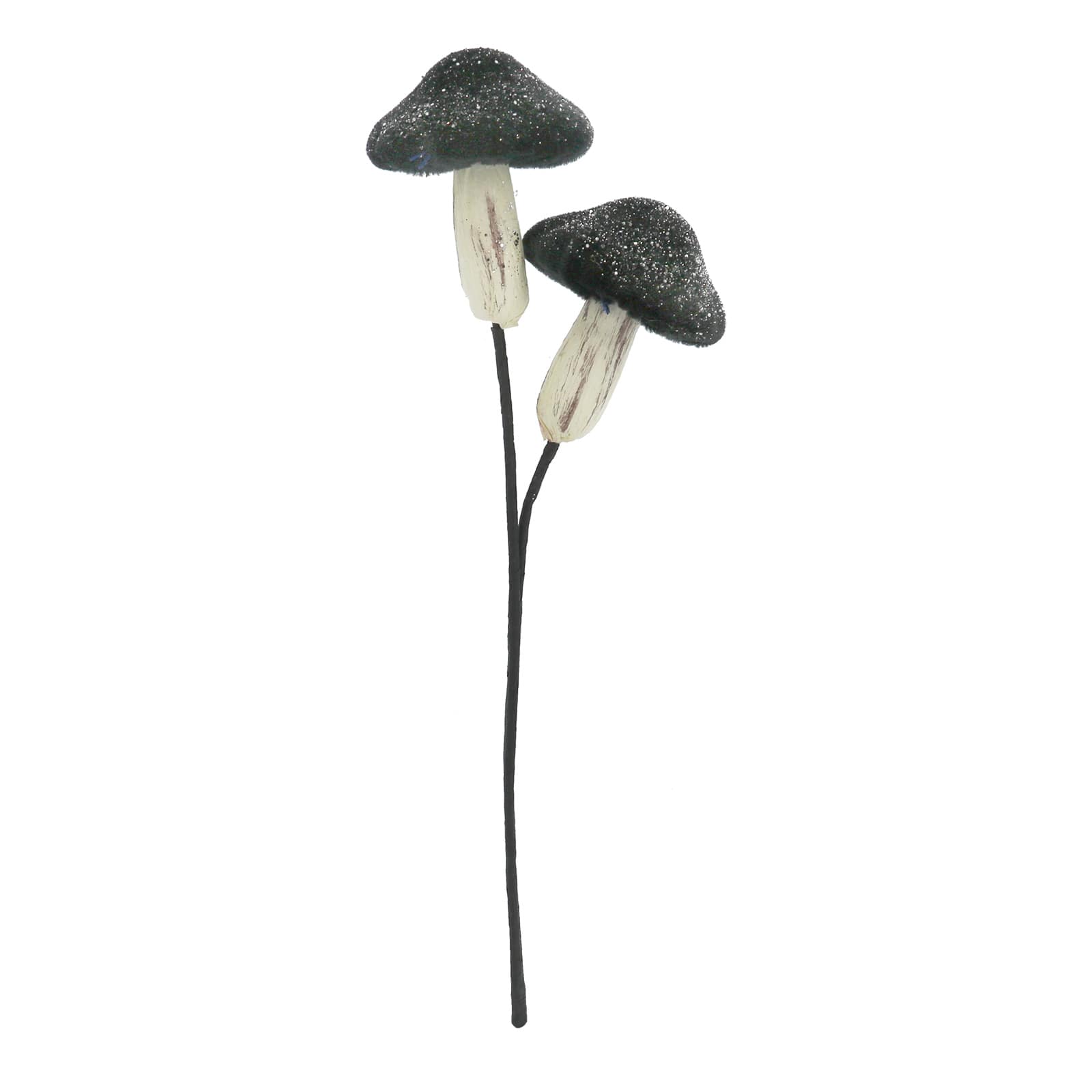 10" Velvet Glitter Mushroom Pick by Ashland®