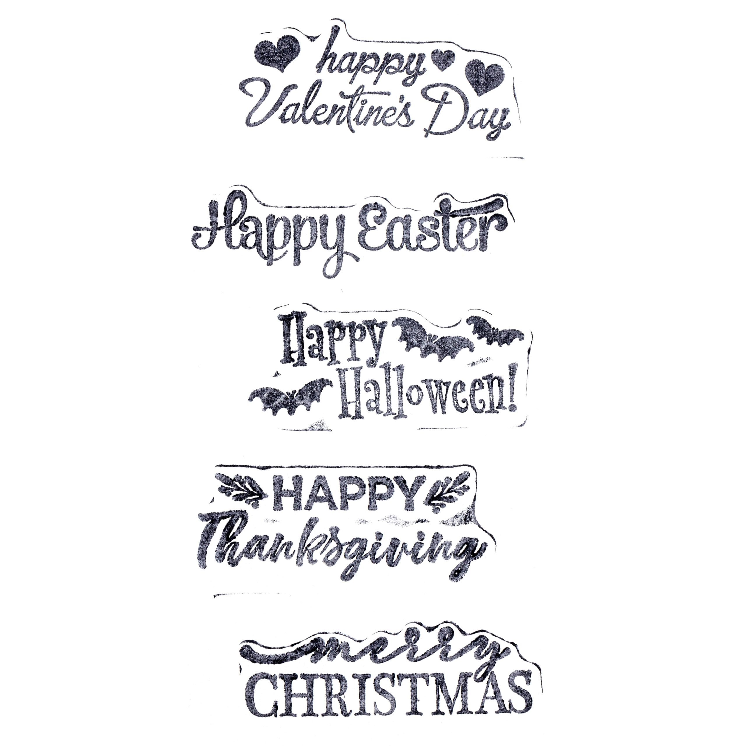 Holidays Wood Stamp Set by Recollections™ - Image 4