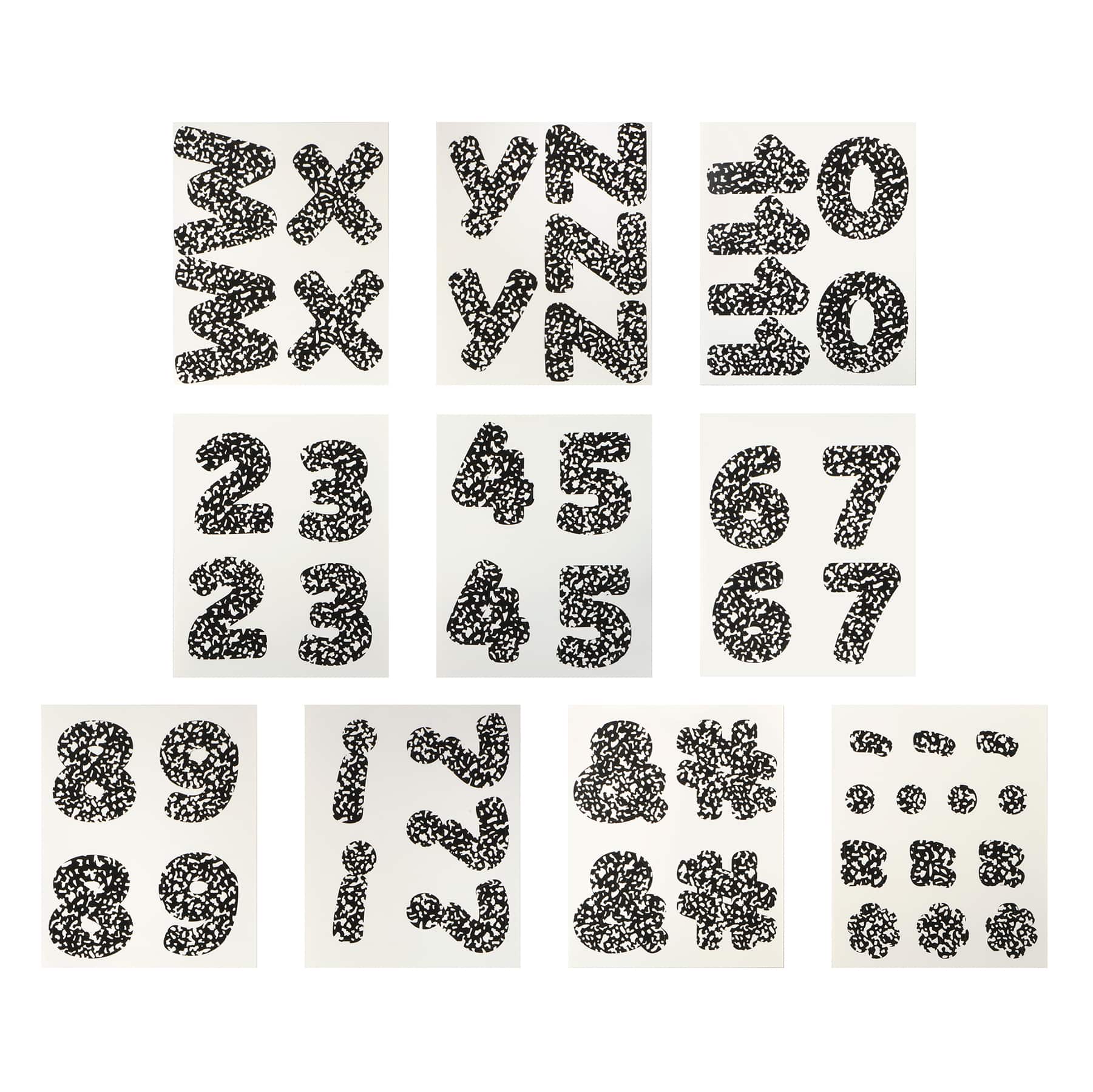 Class Rules! 4" Composition Alphabet Die Cuts by B2C™ - Image 2