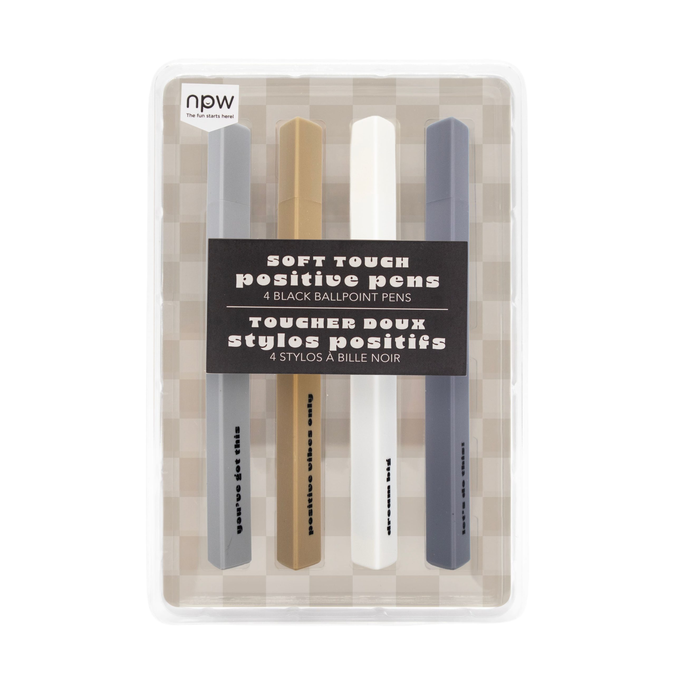 Graduation Soft Touch Positive Pens, 4ct.