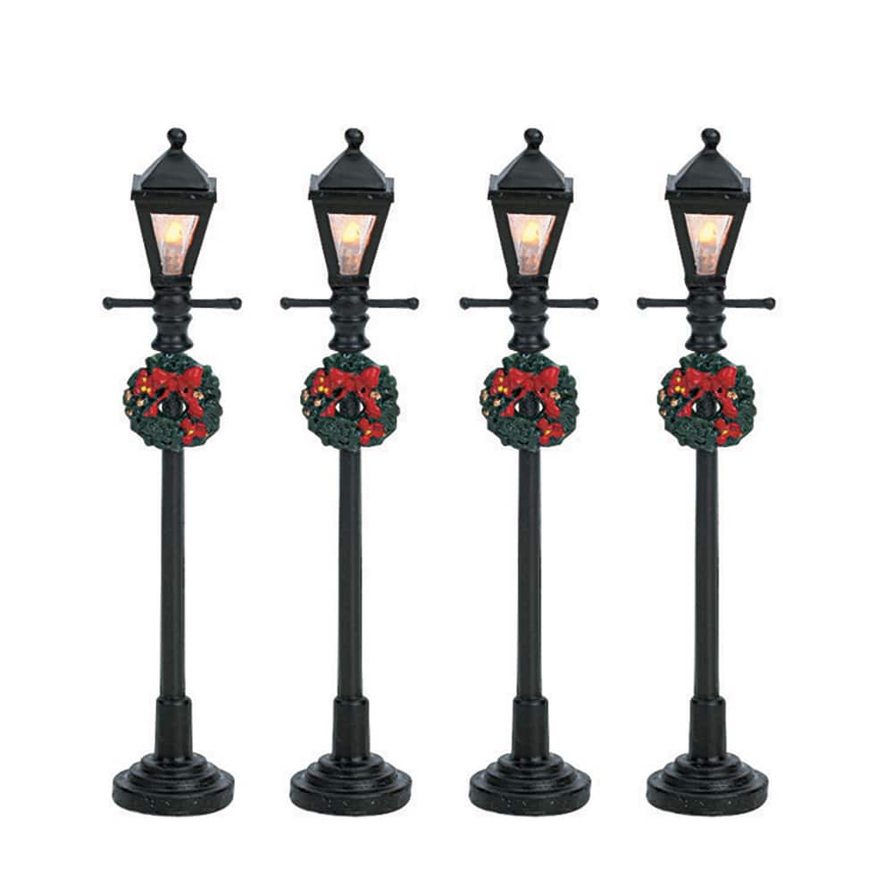 Lemax® Gas Lantern Street Lamps, 4ct.