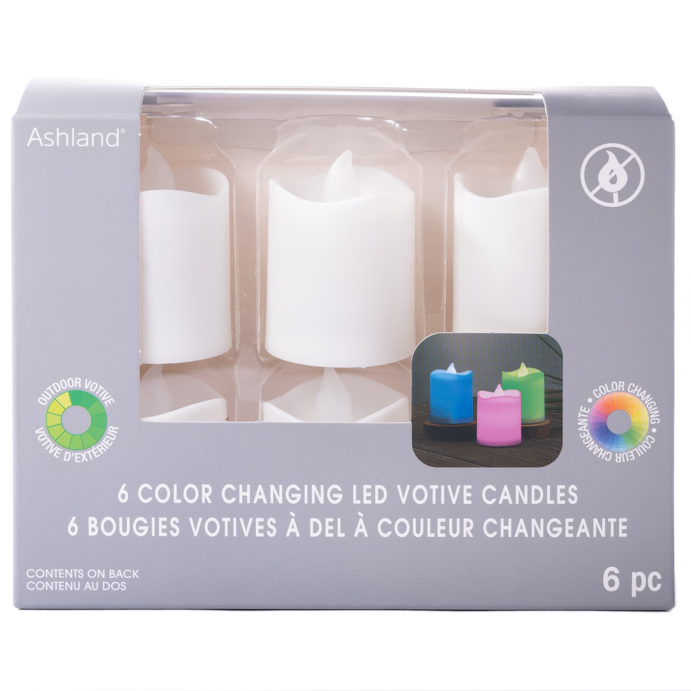 Color Changing LED Votive Candles Set by Ashland®