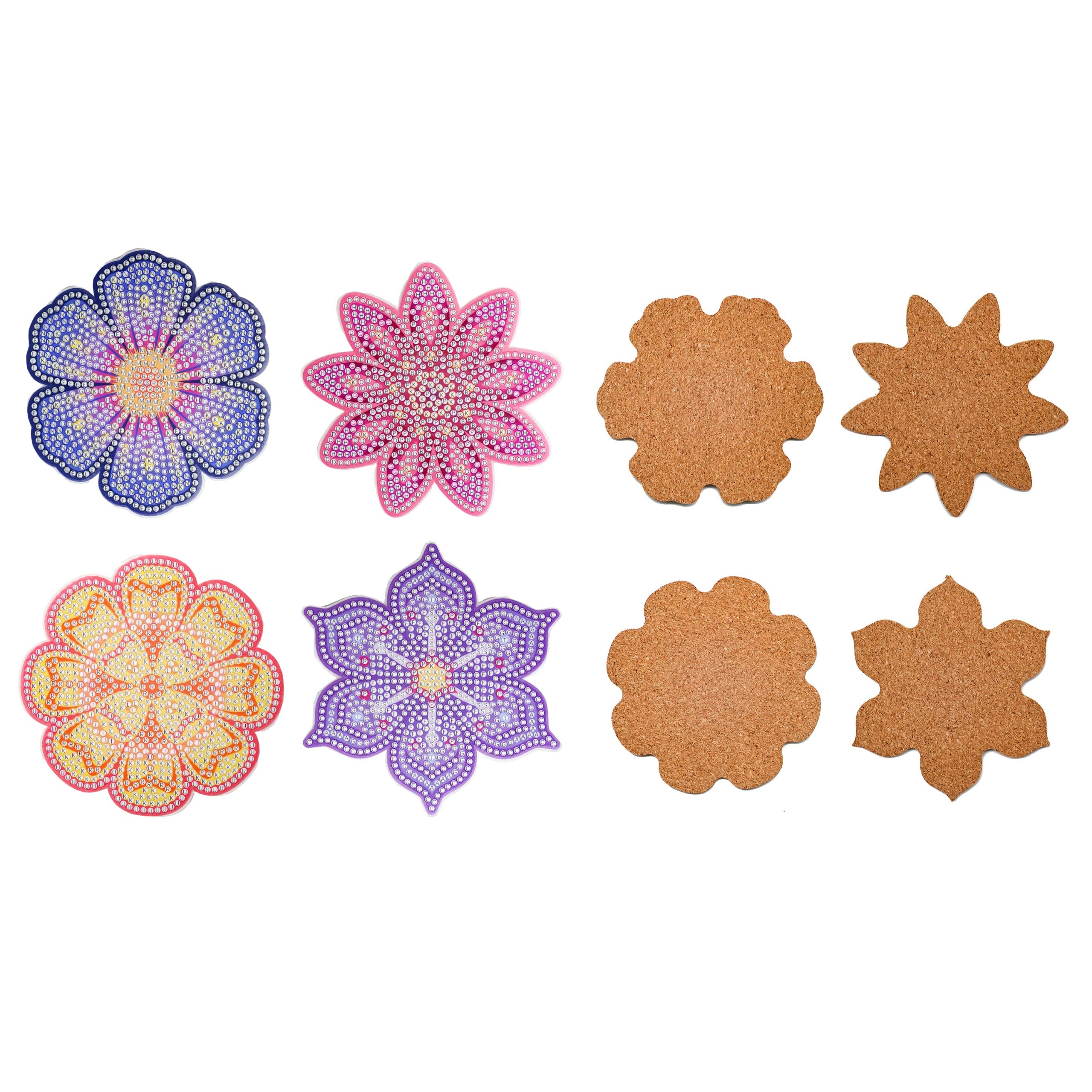 Floral Diamond Art Coaster Kit by Make Market® - Image 3