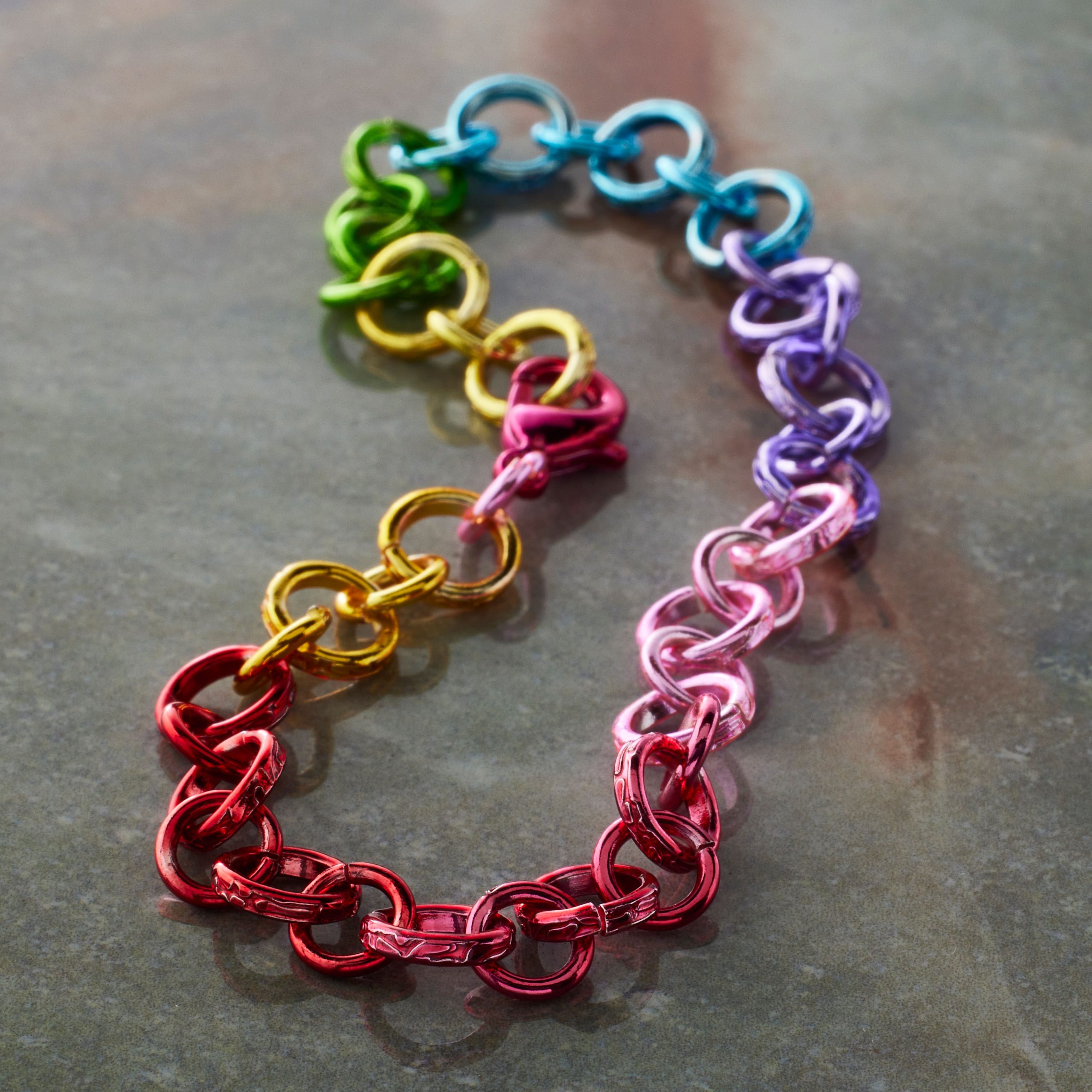 Rainbow Long & Short Charm Bracelet by Bead Landing™ - Image 2