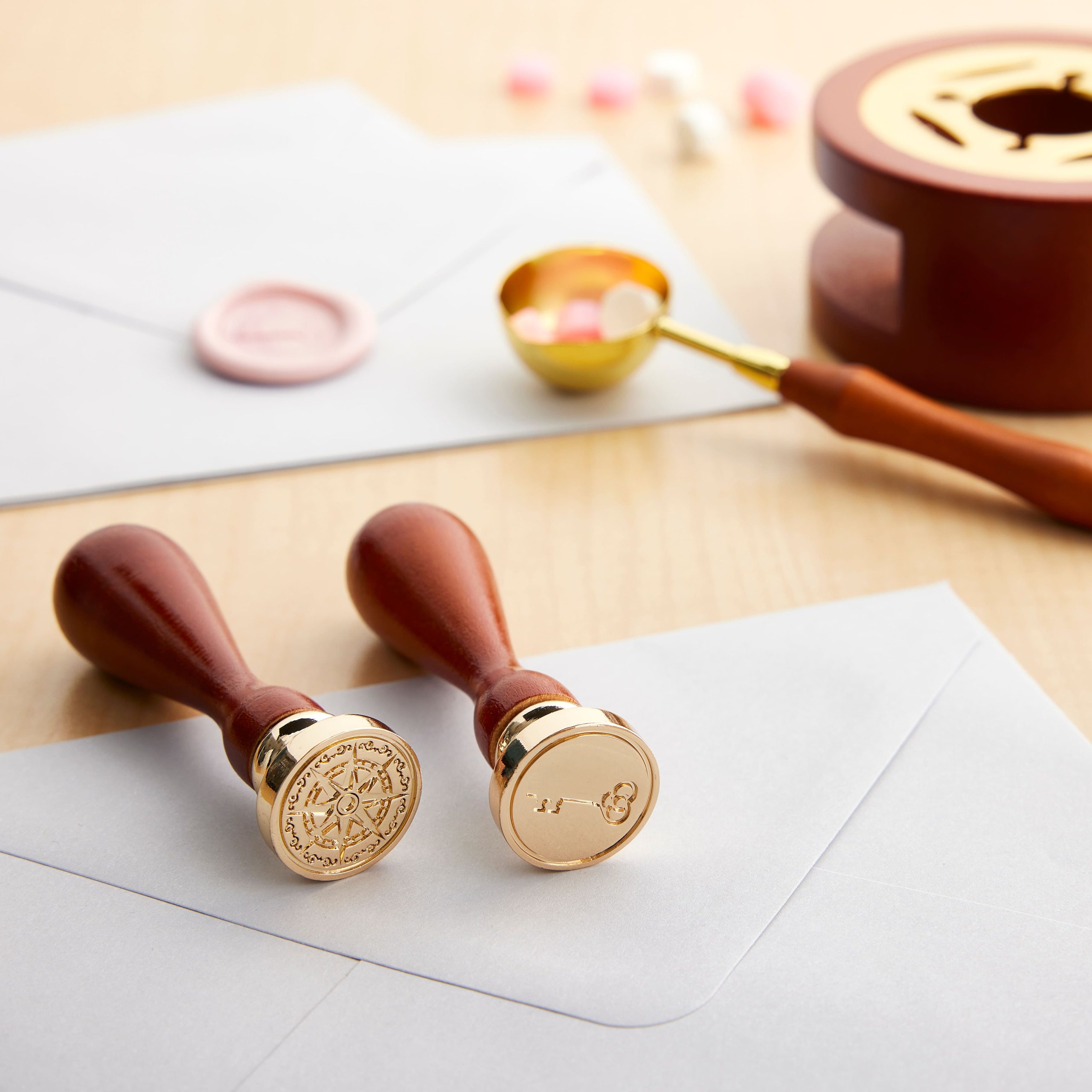 Key & Compass Wax Stamp Set by Recollections™ - Image 2