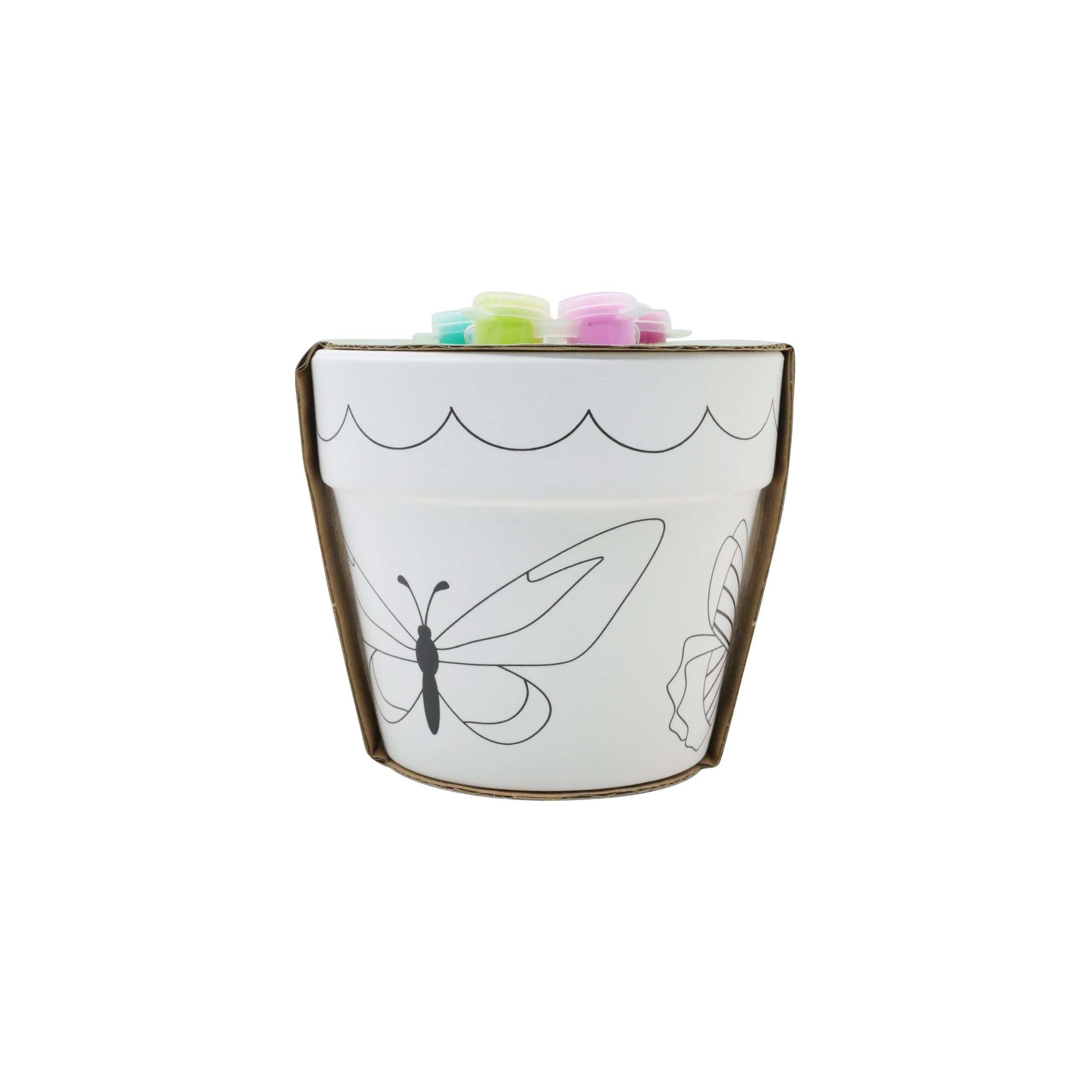Butterfly Embossed Ceramic Pot Kit by Creatology™ - Image 2