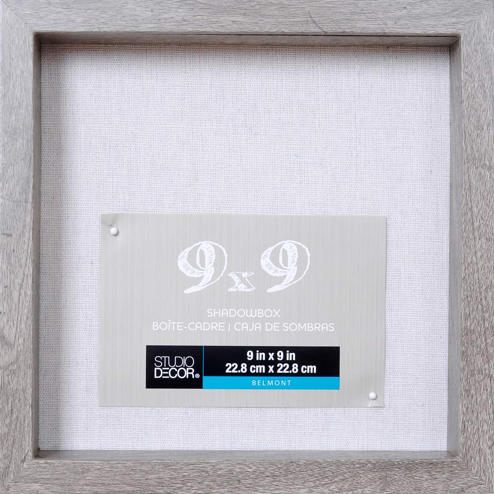 Gray Belmont Shadow Box by Studio Décor®