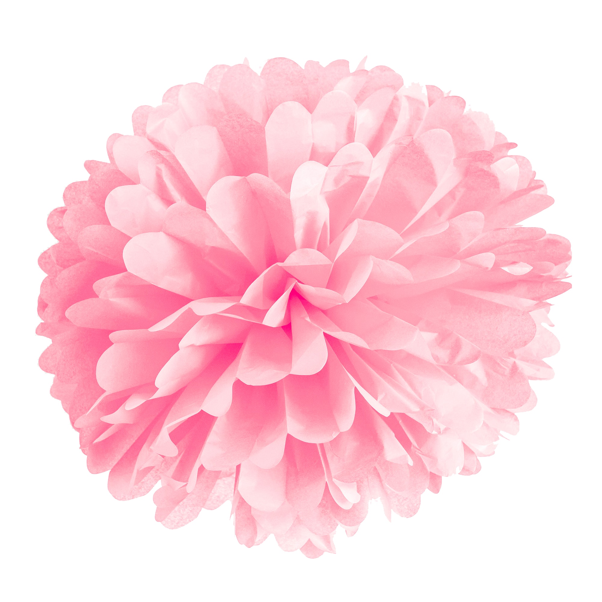 Light Pink Paper Pom Poms By Celebrate It™ - Image 3
