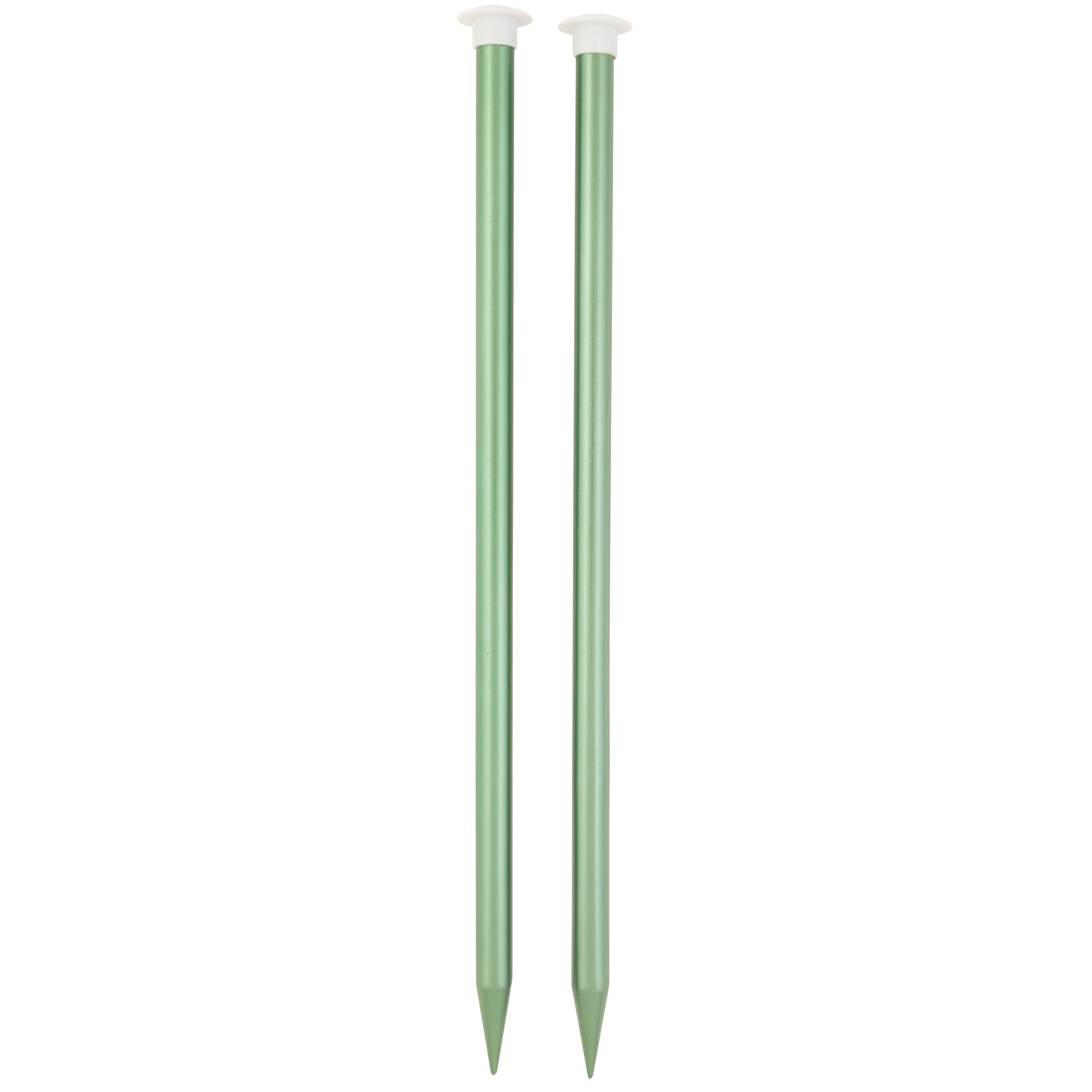 14" Anodized Aluminum Knitting Needles by Loops & Threads®