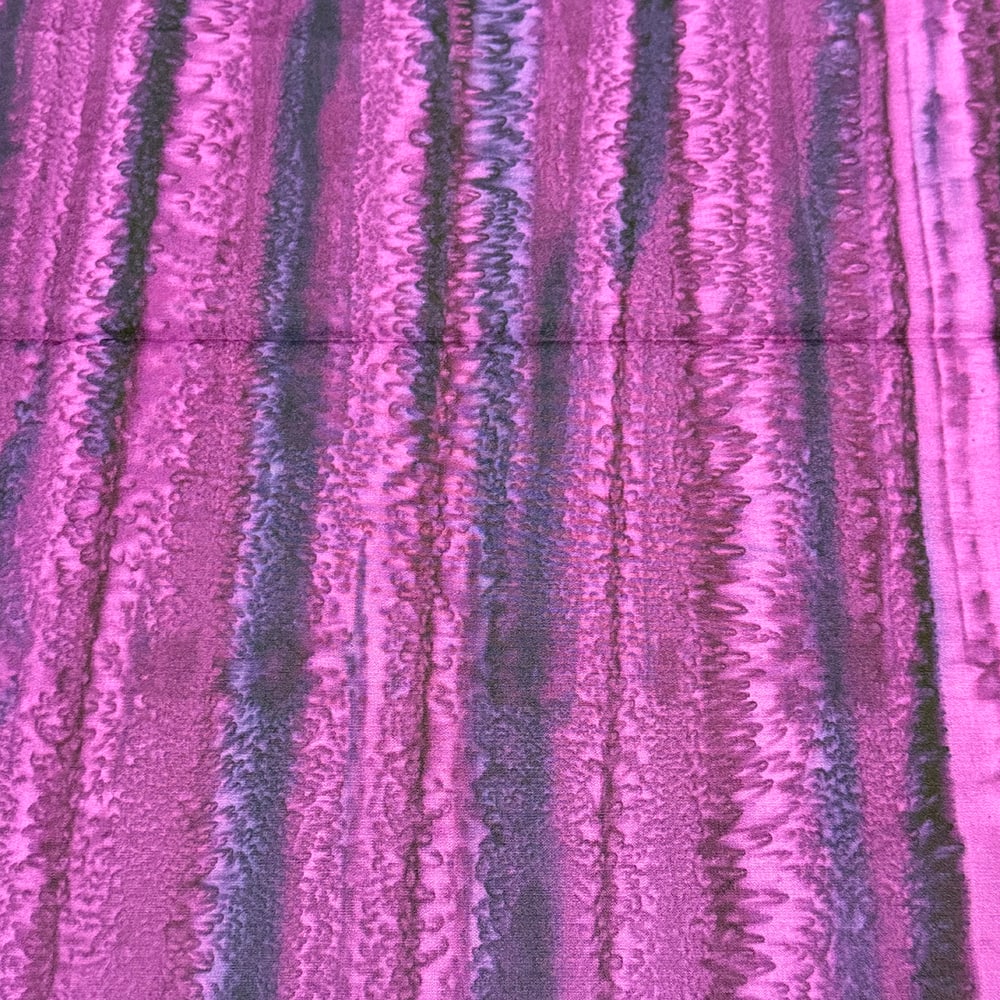 Feldman Batik Plum Tonal Cotton Fabric