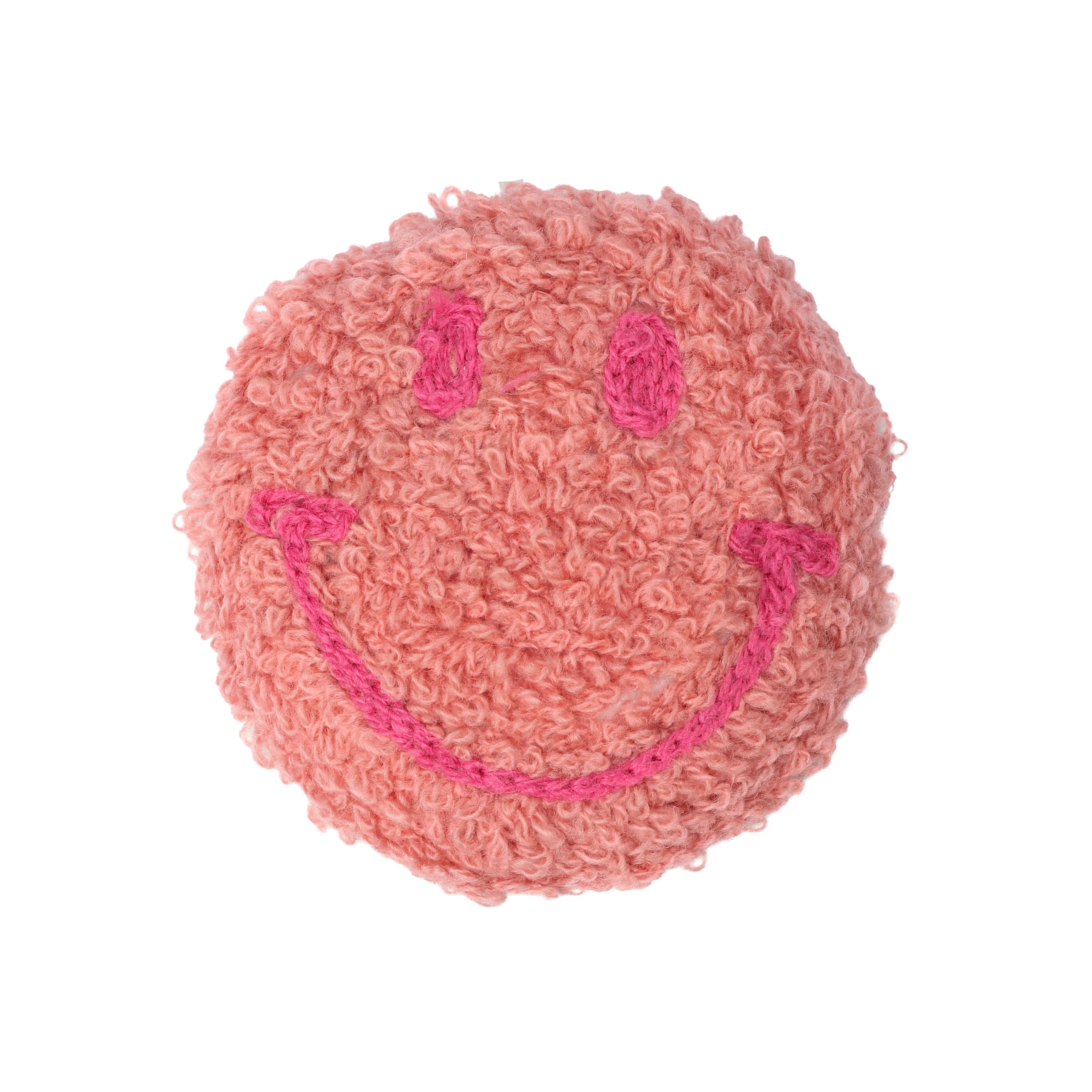 Pink Smiley Face Filled Patch Embellishment by Celebrate It™