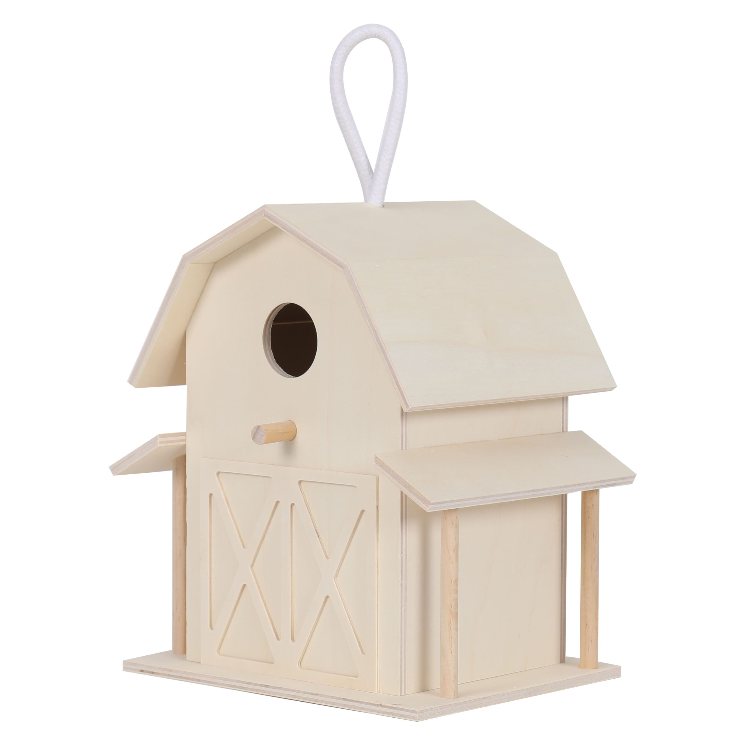 8" Wood Barn Birdhouse by Make Market® - Image 2