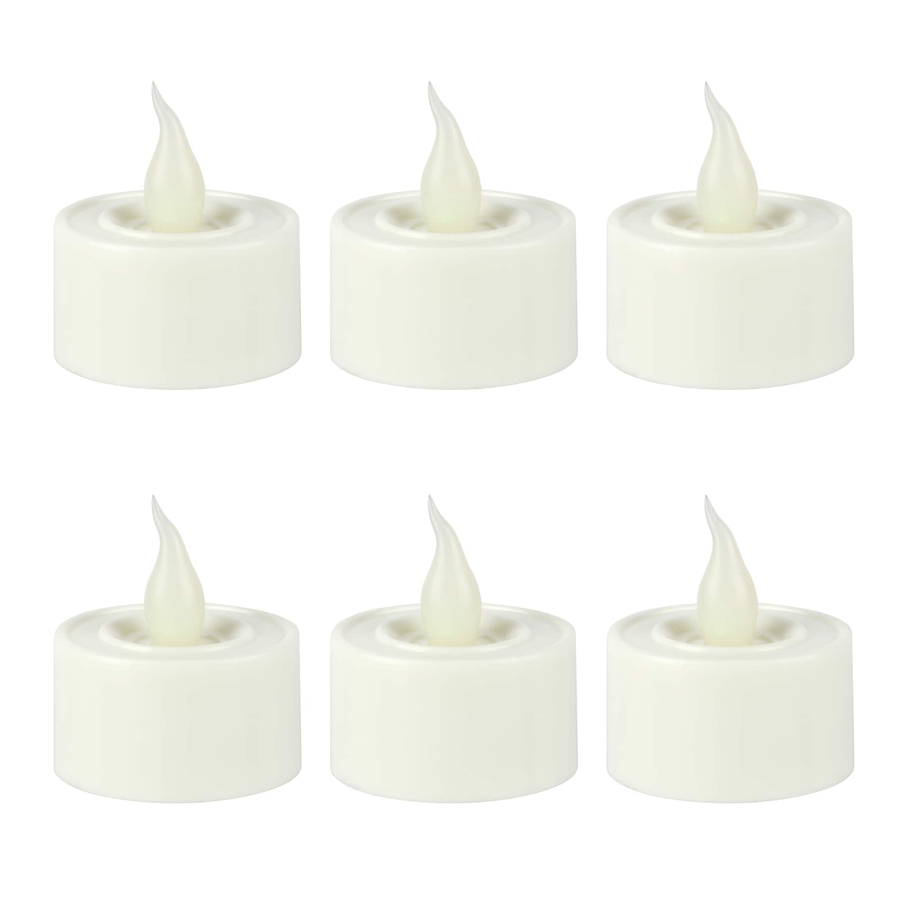 White Color Changing LED Lighted Tealights, 6ct. by Ashland®