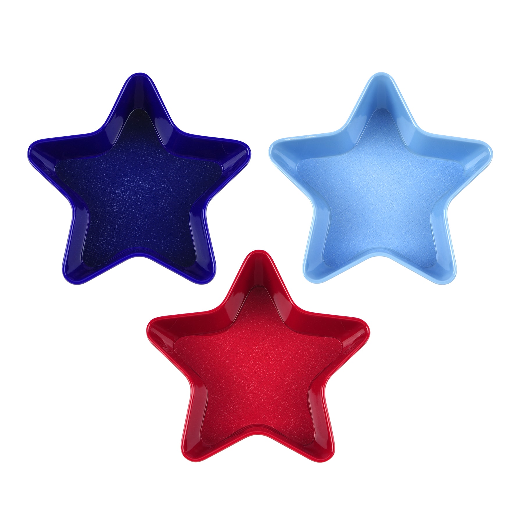 Red, White & Blue Melamine Star Bowls Set by Celebrate It™