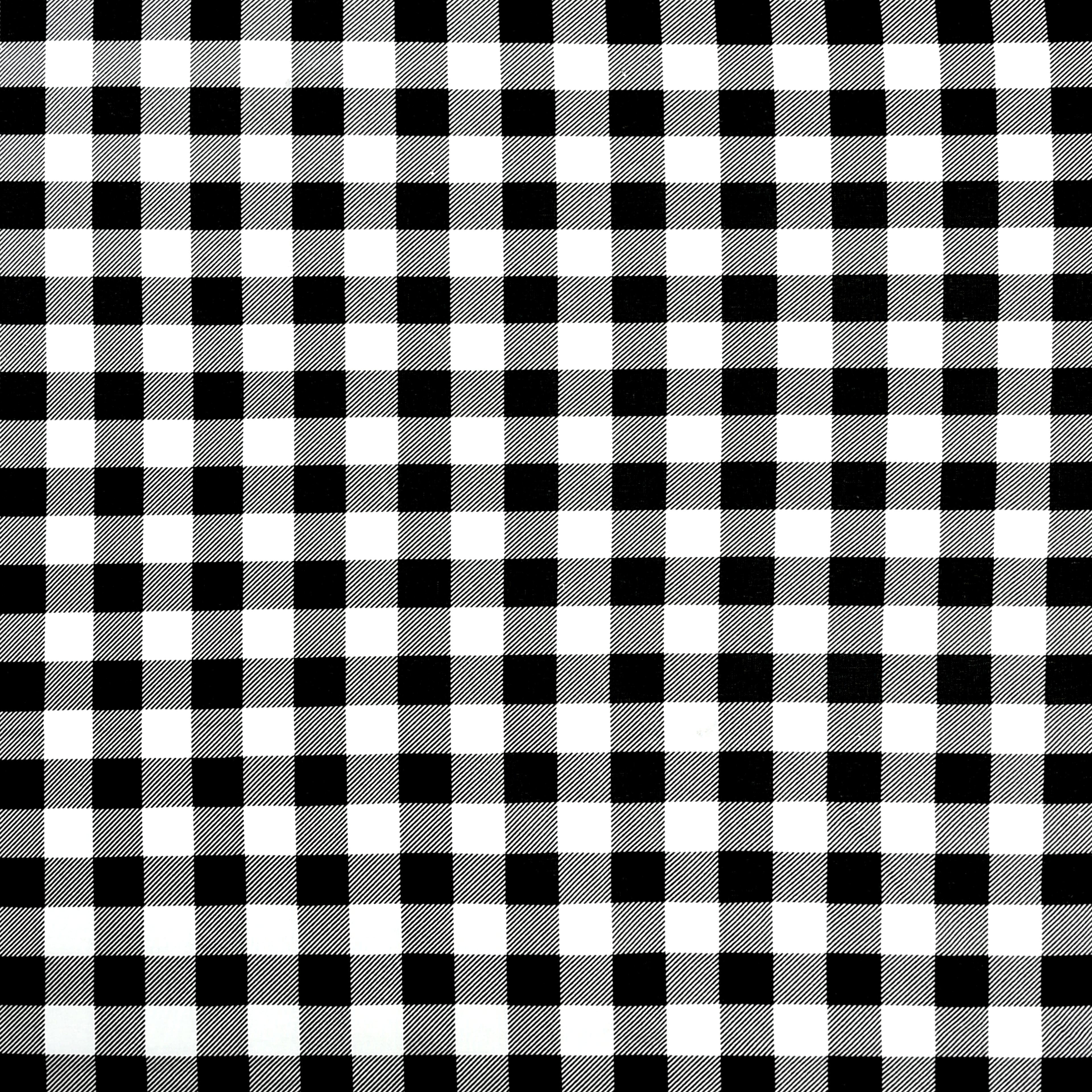 White & Black Buffalo Check Cotton Fabric Mini Bolt by Loops & Threads®