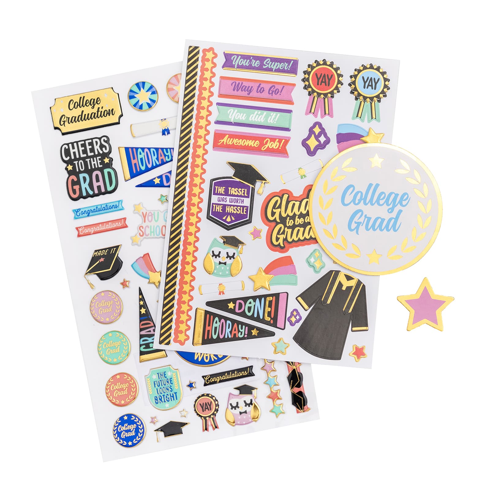 College Graduate Sticker Flip Pack by Recollections™ - Image 2