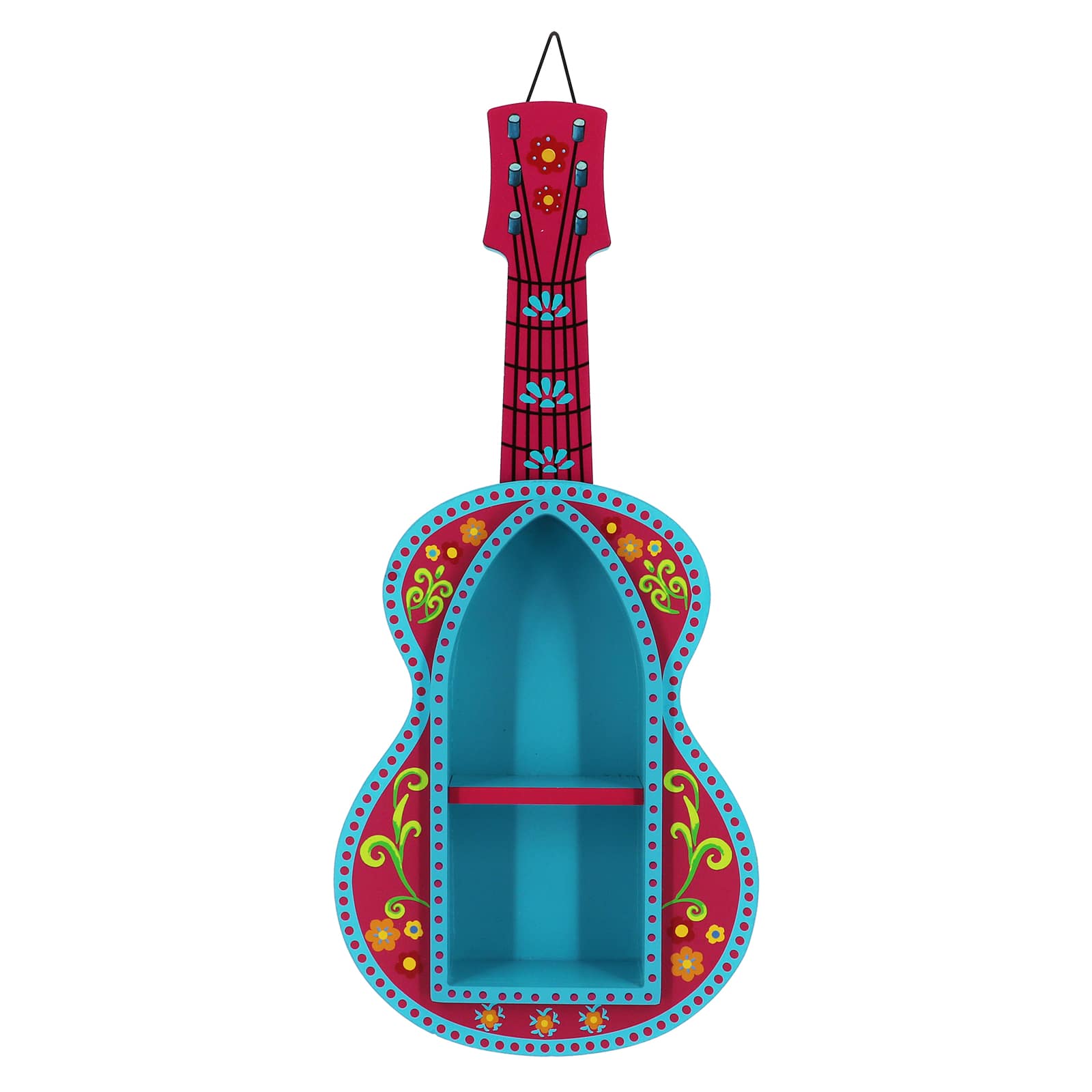 8.9" x 20.1" Day of the Dead Guitar Wall Décor by Ashland®