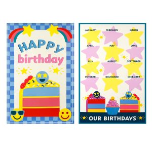Class Rules! 12" x 18" Happy Birthday Poster Set by B2C™