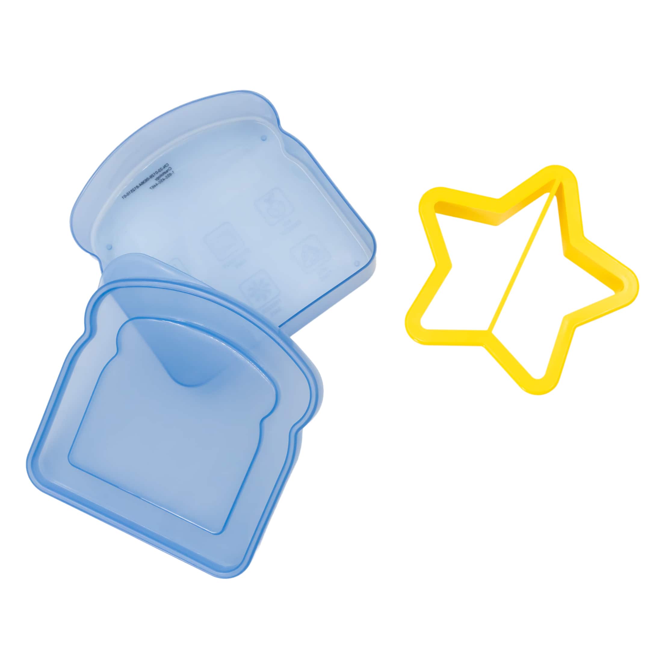 Class Rules! 5.25" Teal Sandwich Cutter Set by B2C™ - Image 3