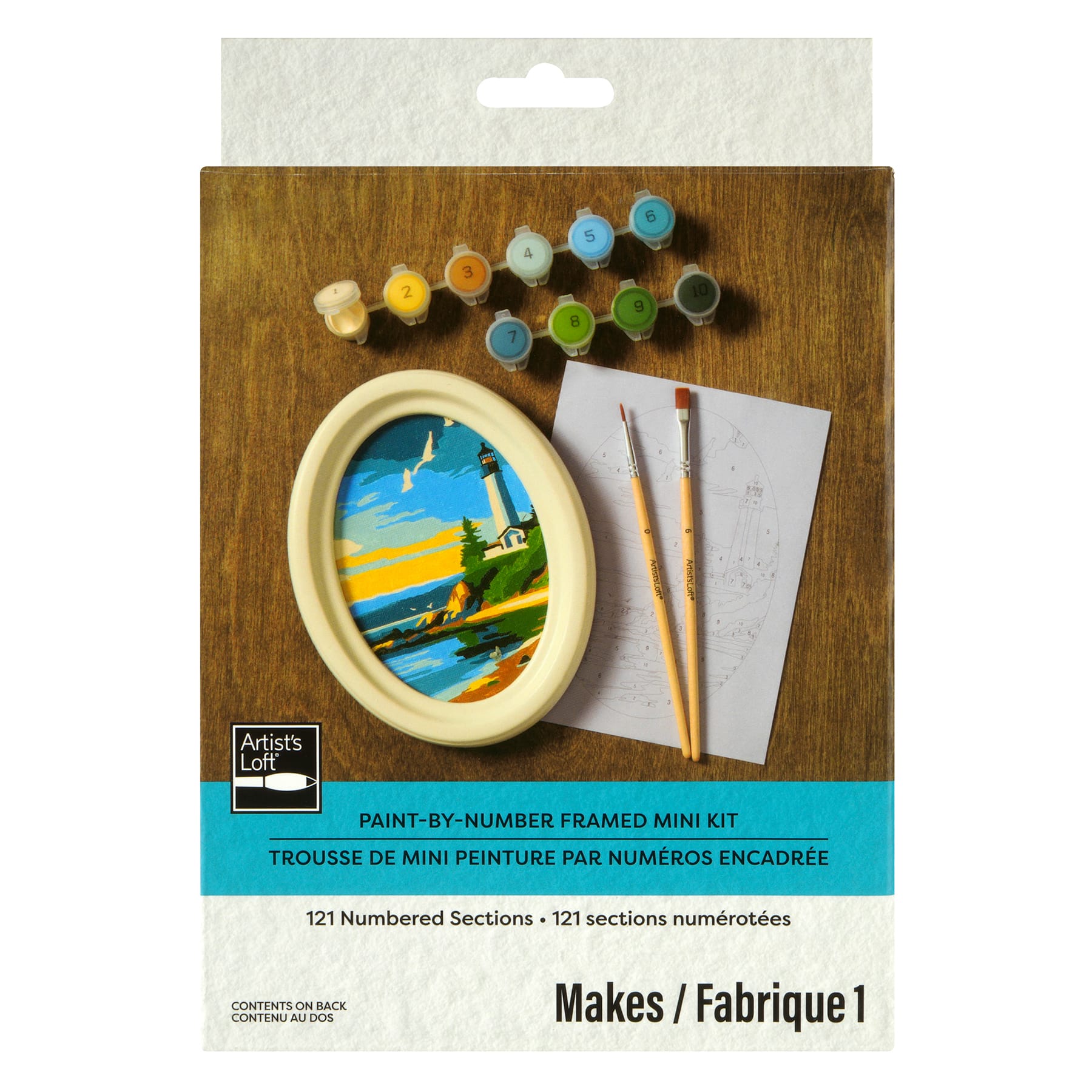 Lighthouse Paint-by-Number Framed Mini Kit by Artist's Loft®