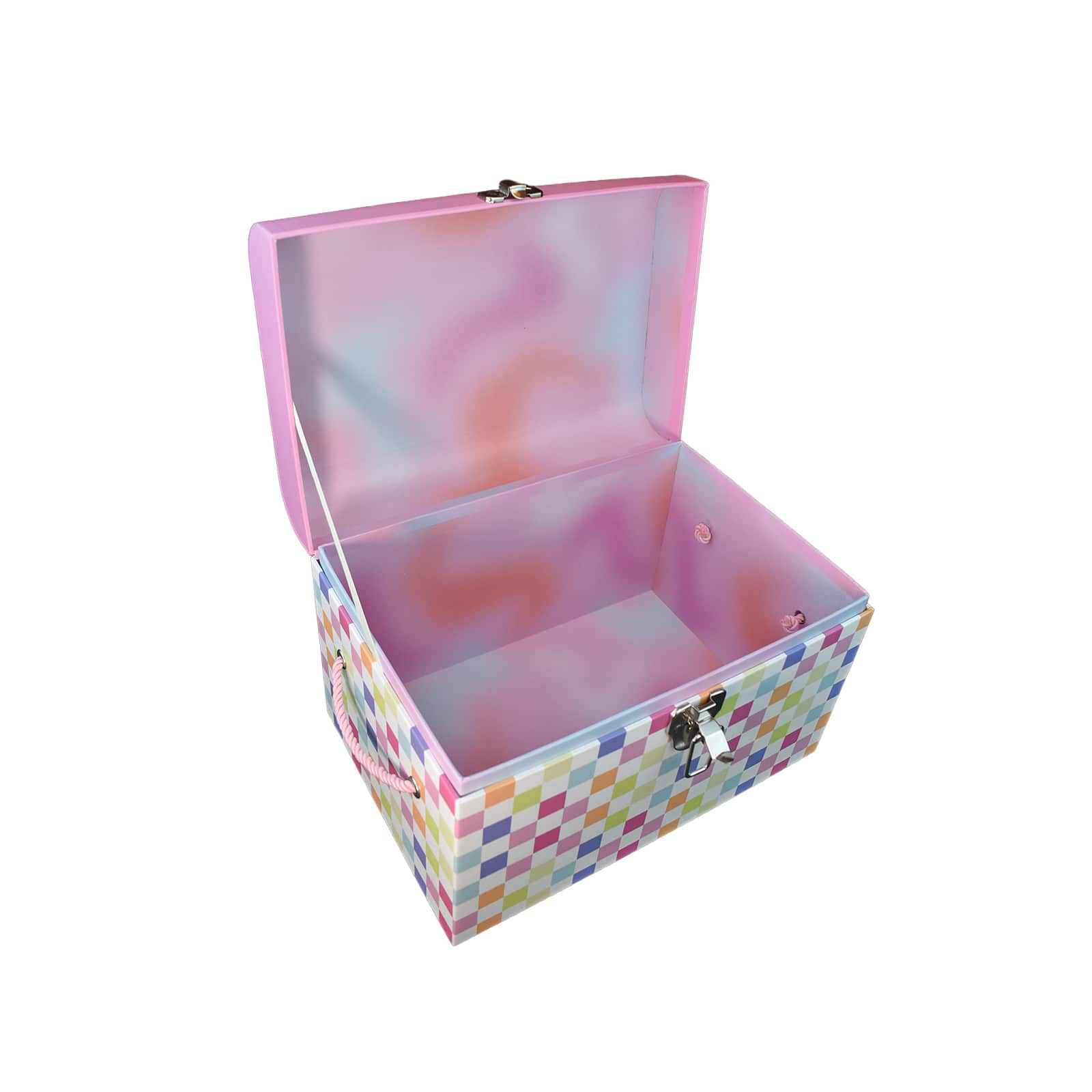 Treasure Box Small Checker Decorative Box by Creatology™ - Image 2
