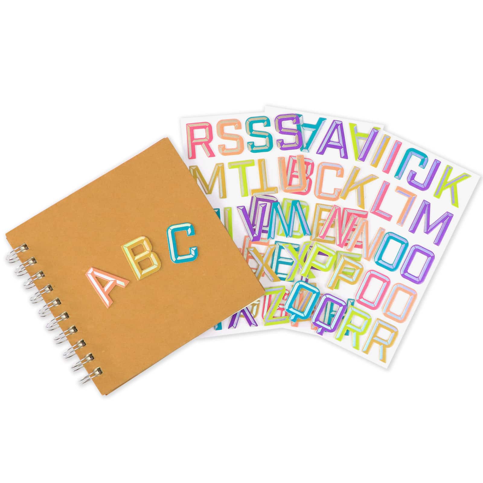 Bright Chipboard Alphabet Stickers by Recollections™ - Image 2