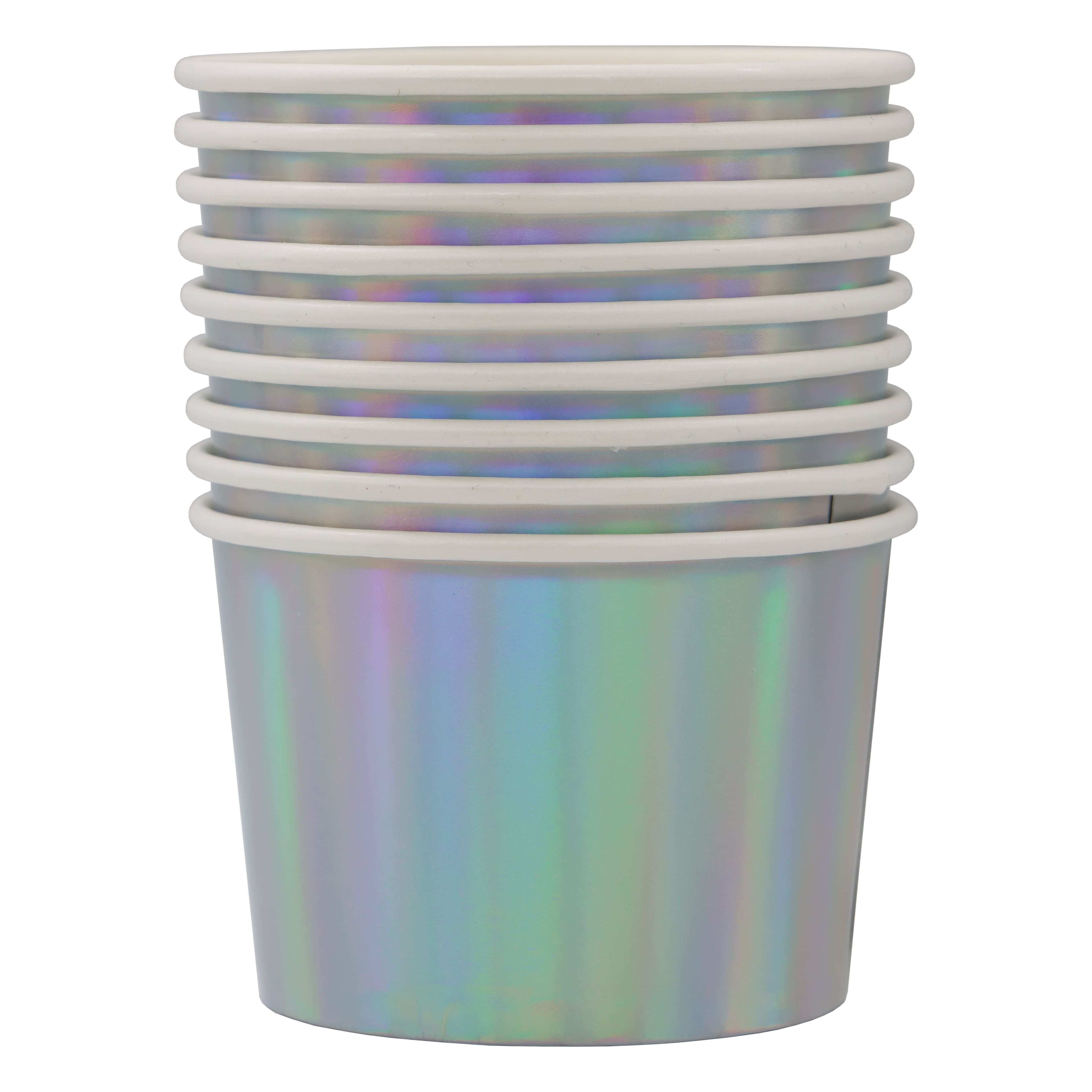 8oz. Iridescent Snack Cups, 10ct. by Celebrate It™