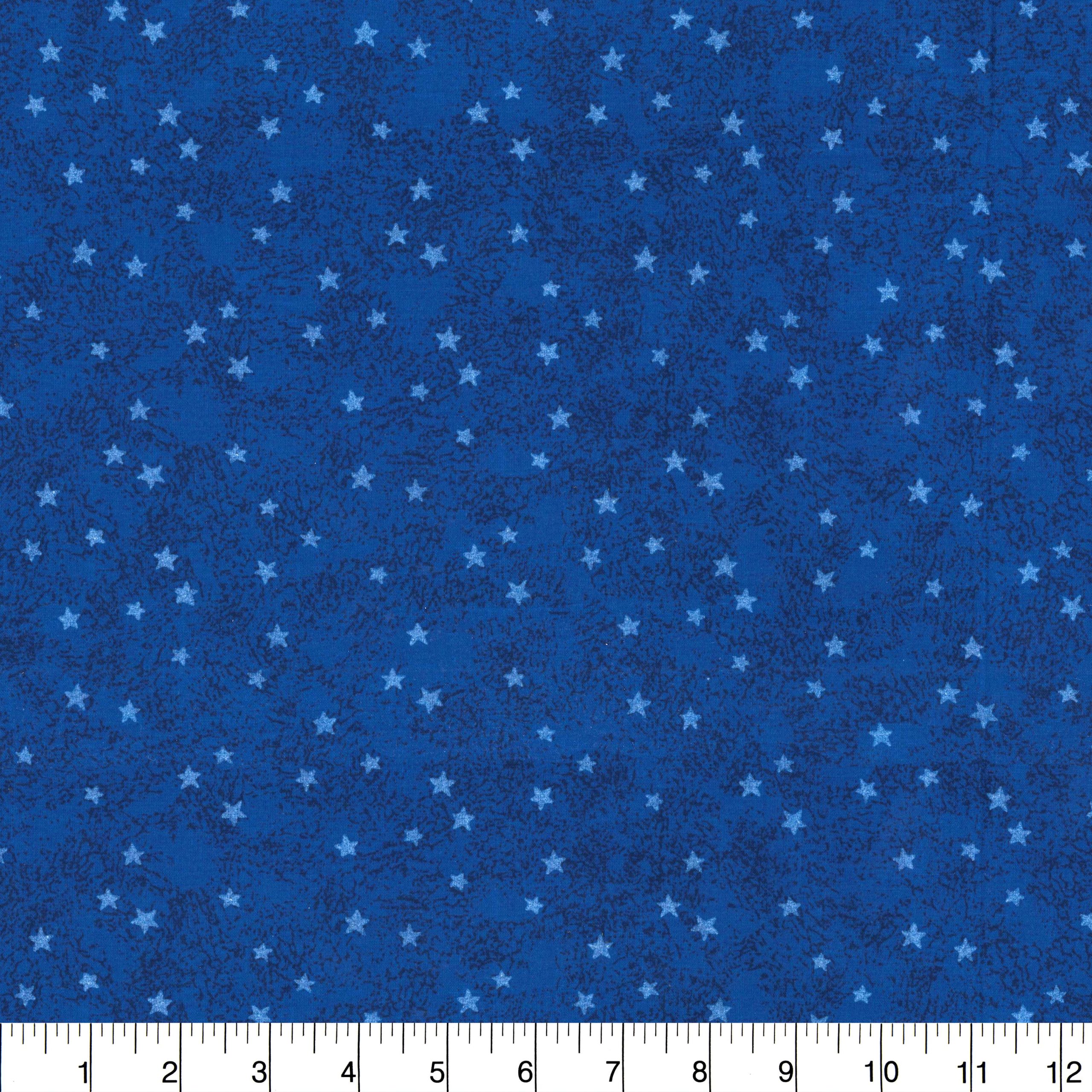 Fabric Traditions Navy Stars Cotton Fabric - Image 4
