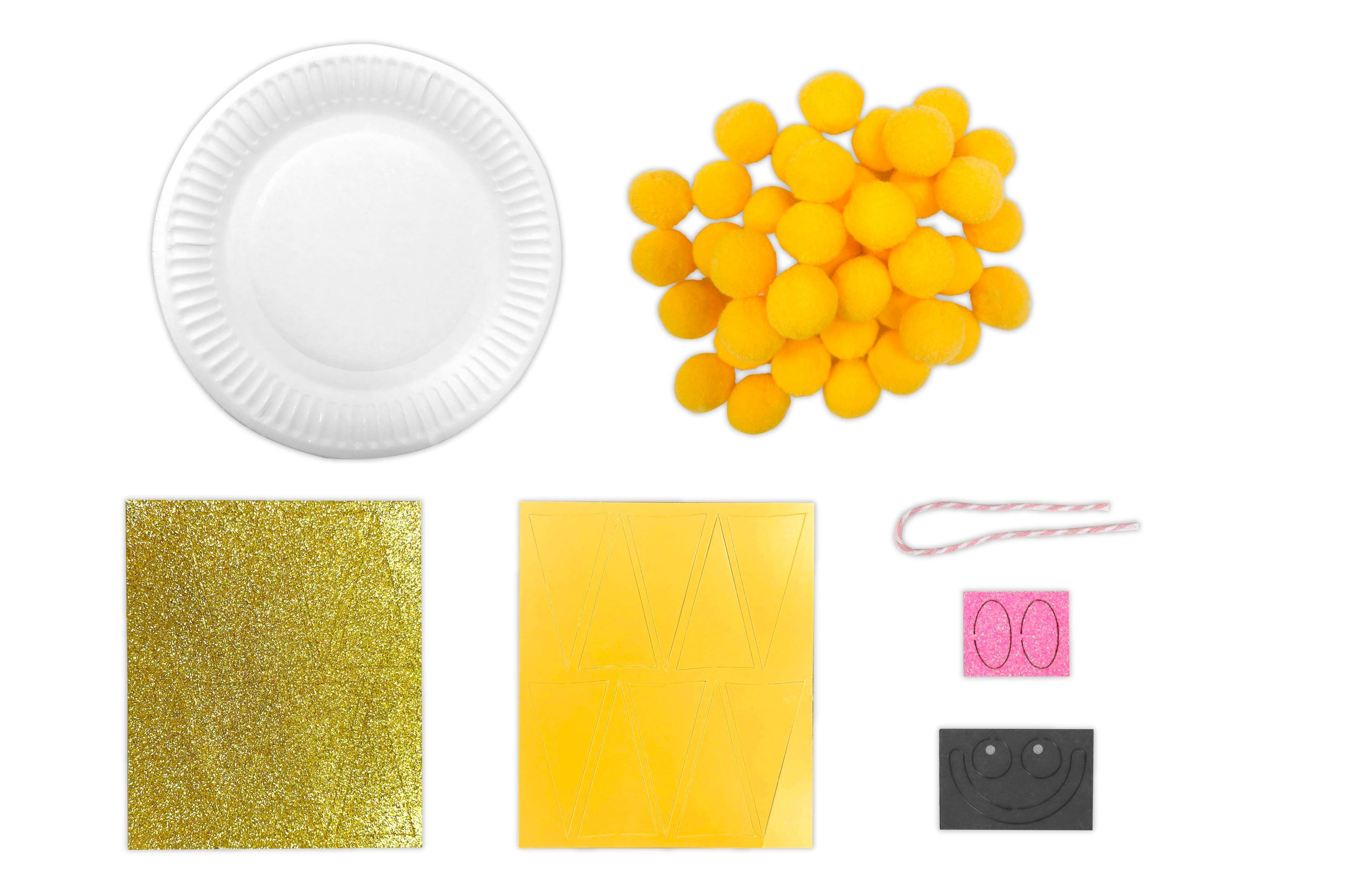 Sun Pom-Pom Plate Craft Kit by Creatology™ - Image 2