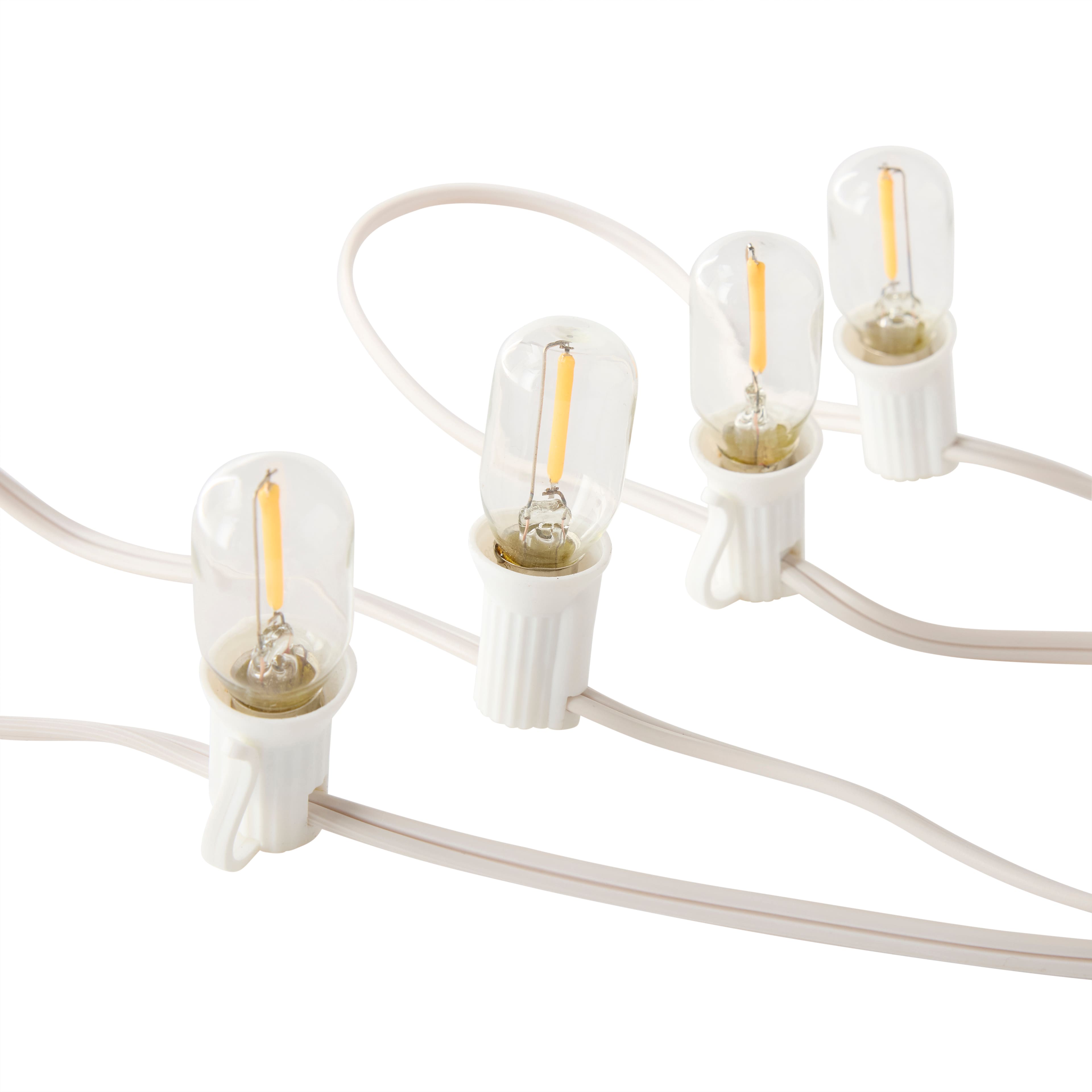 20ct. Mini Edison String Lights with White Cord by Ashland®