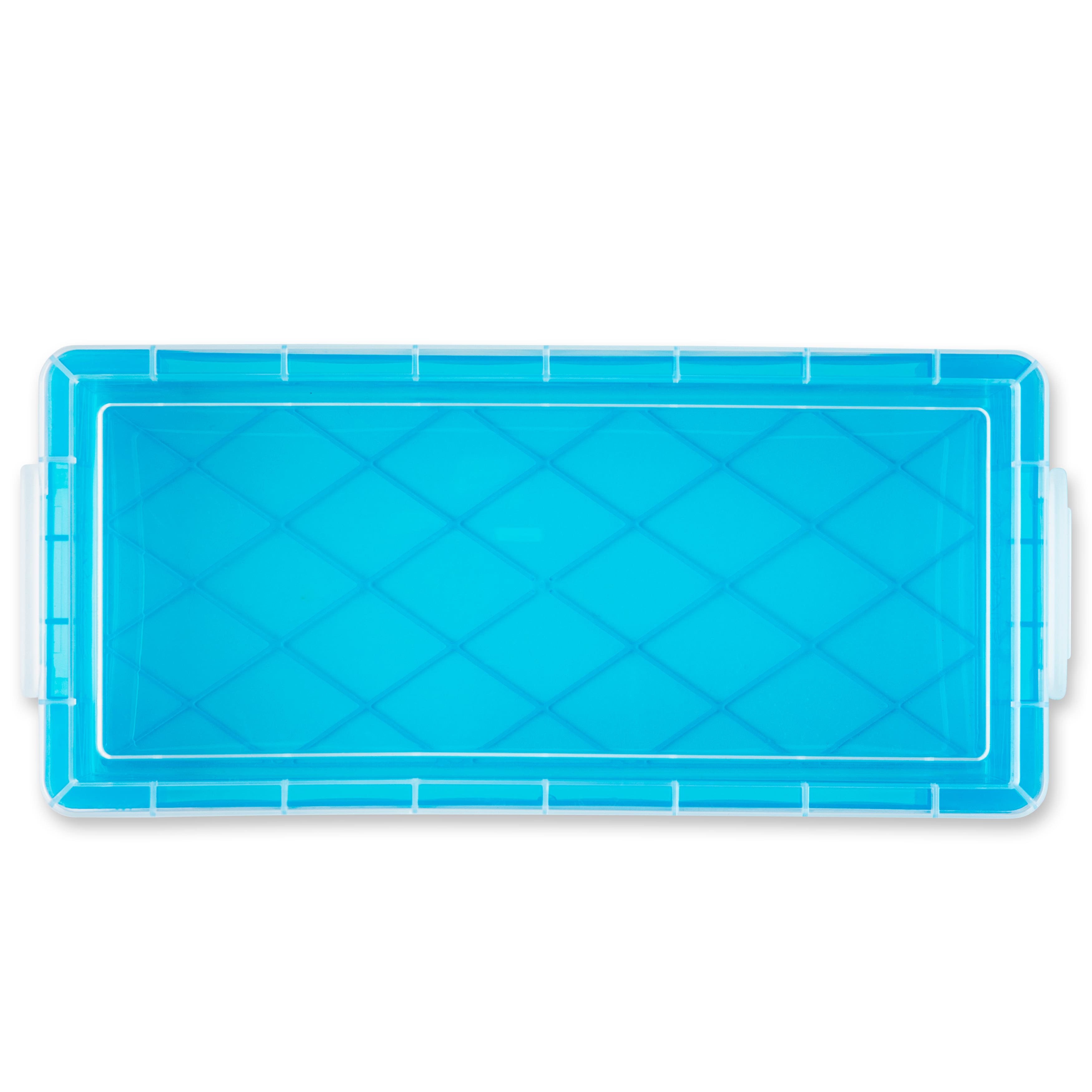 Teal Stacking Pencil Box by Simply Tidy™