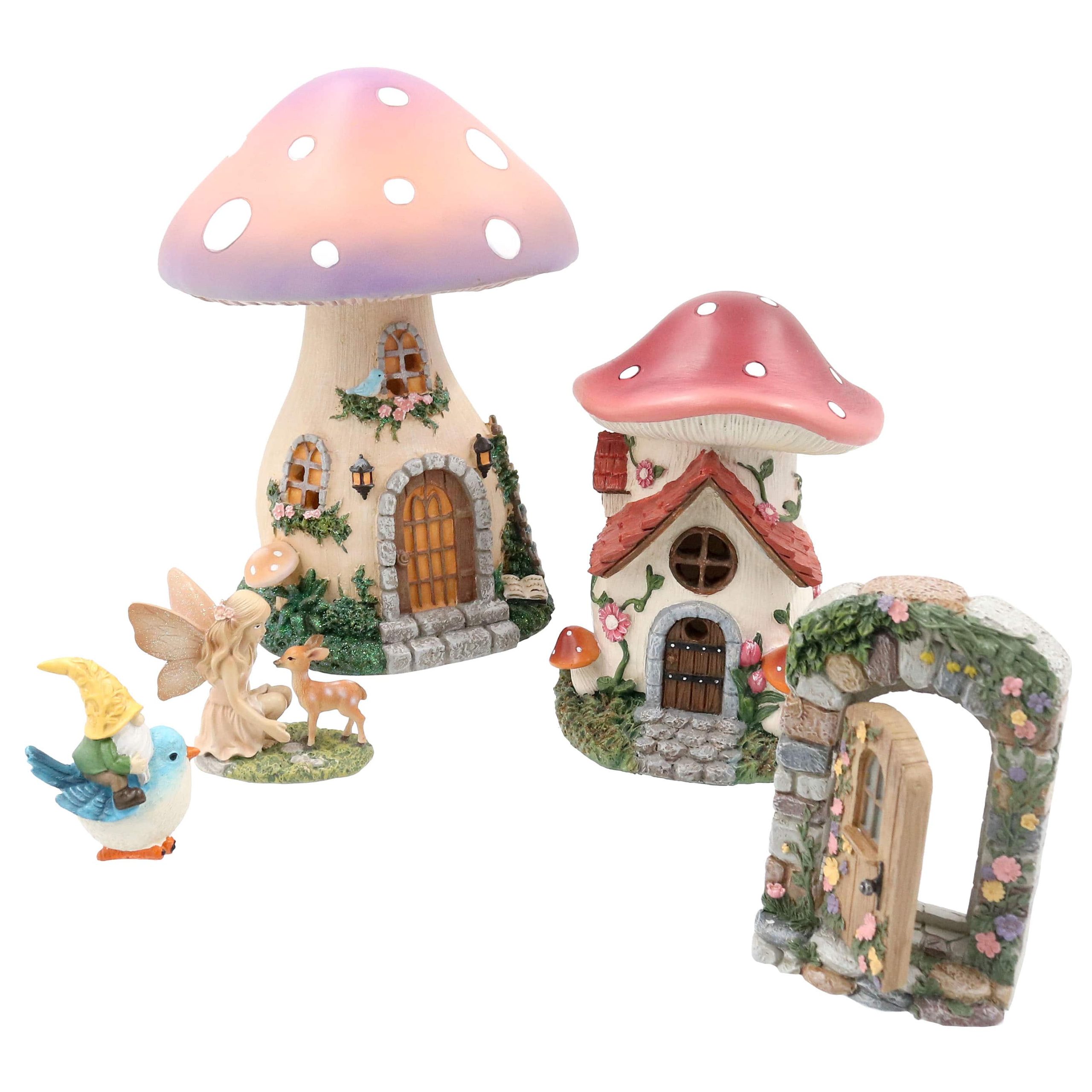 Mini LED Red Mushroom House by Ashland® - Image 4