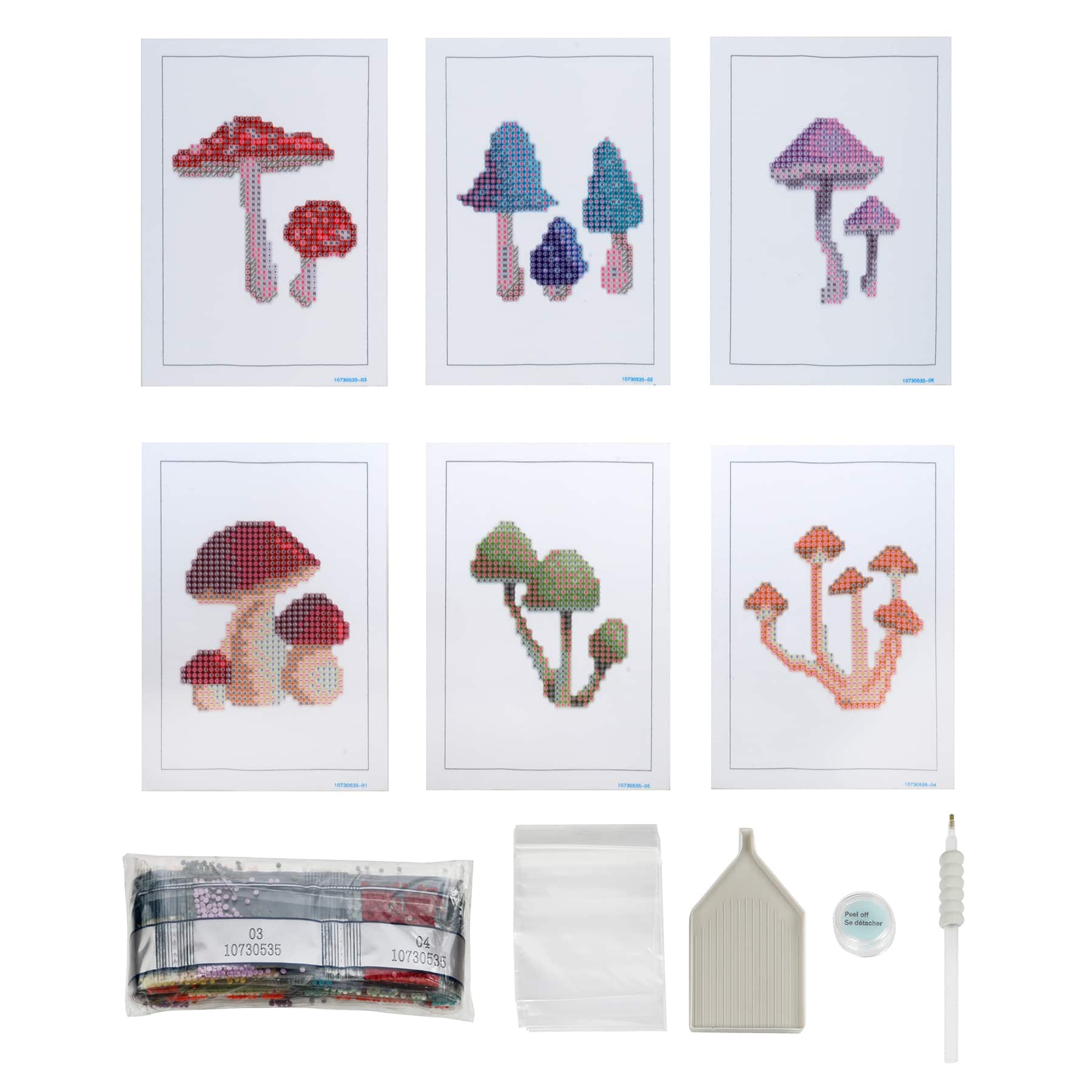 Mushrooms Diamond Art Kit by Make Market® - Image 2