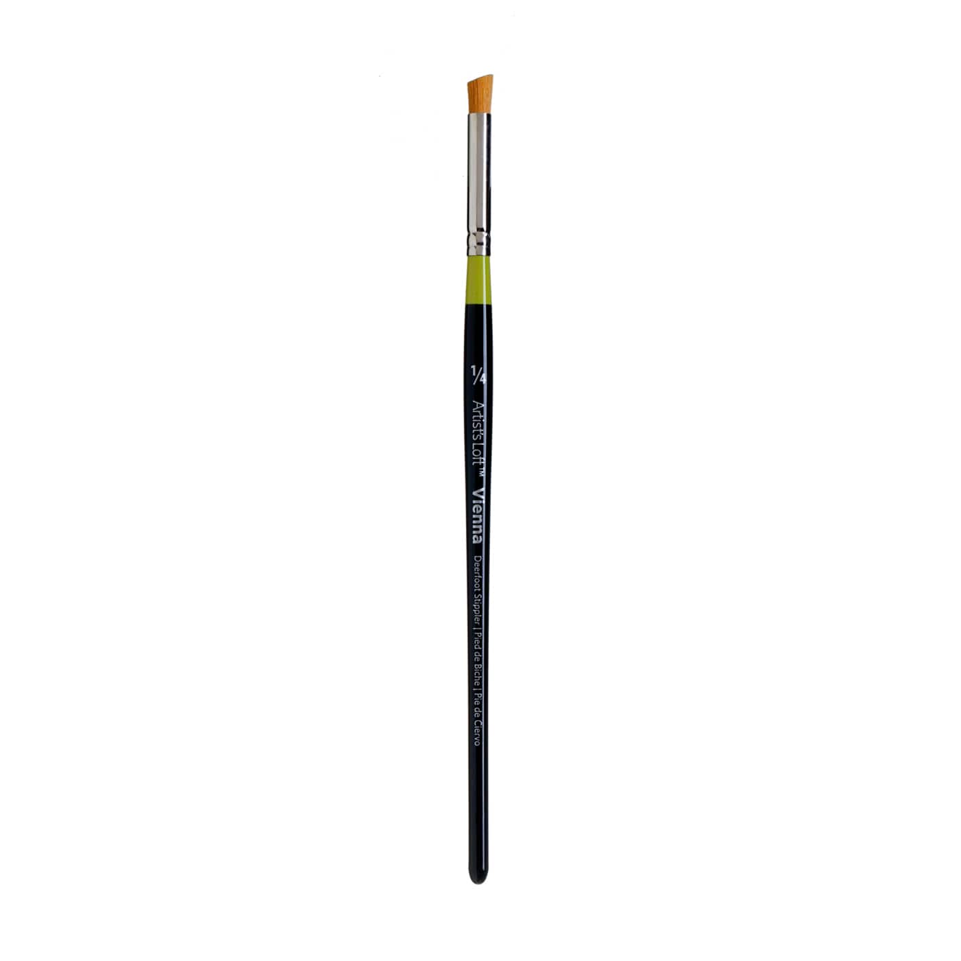 Golden Taklon Short Handle Deerfoot Stippler Brush by Artist's Loft™ Vienna