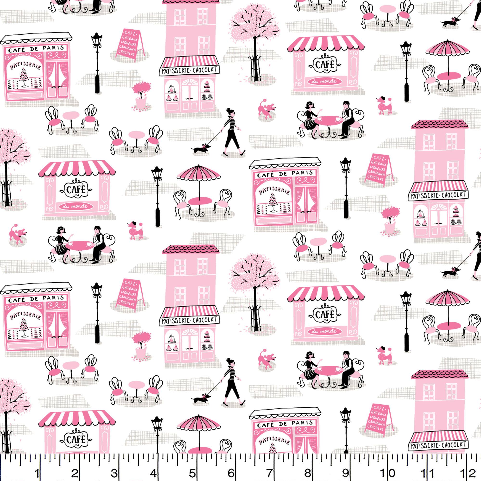 Camelot Fabrics Spring in Paris Cotton Fabric - Image 2
