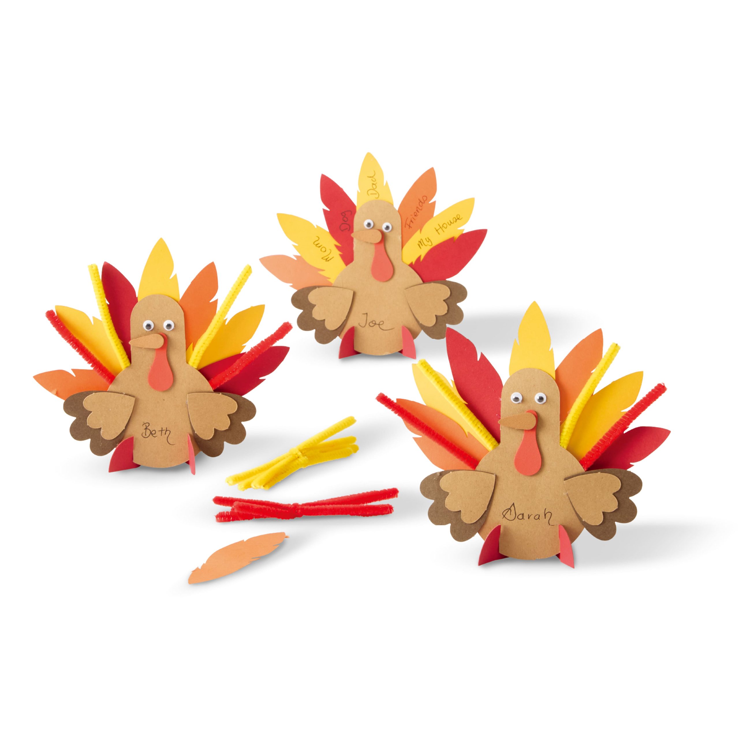 Thanksgiving Turkey Name Plate Group Kit by Creatology™ - Image 4