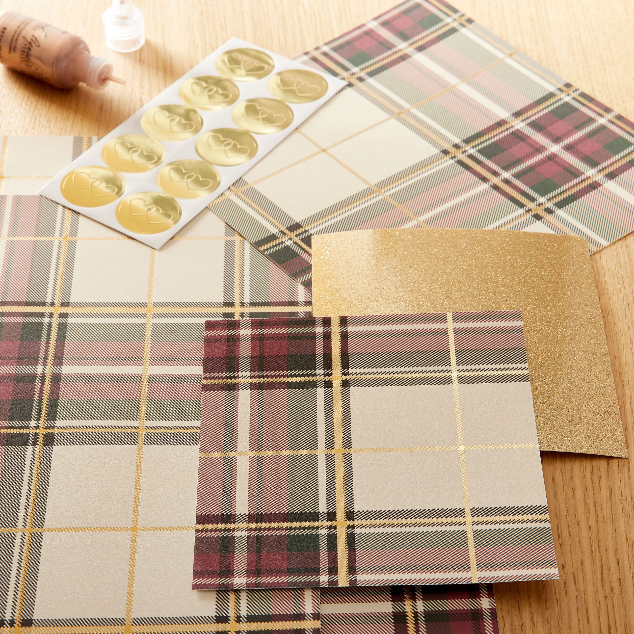 Christmas Plaid Cardstock Paper by Recollections™, 12" x 12" - Image 2
