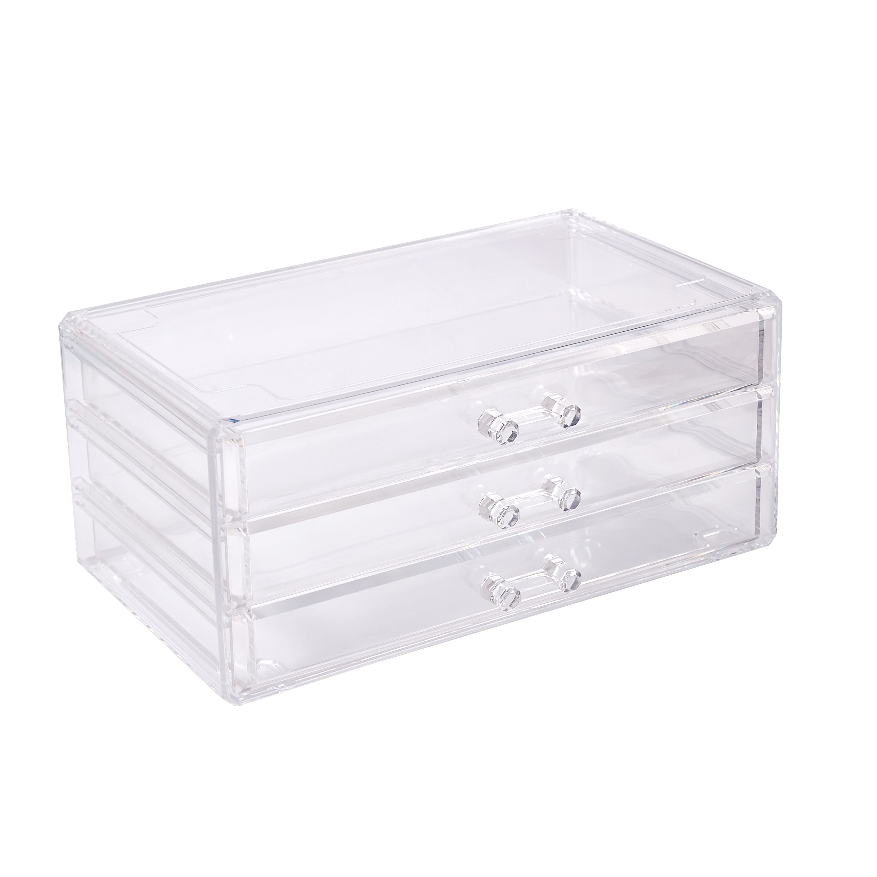 9.5" Clear Stackable 3 Slim Drawer Jewelry Box by Bead Landing™
