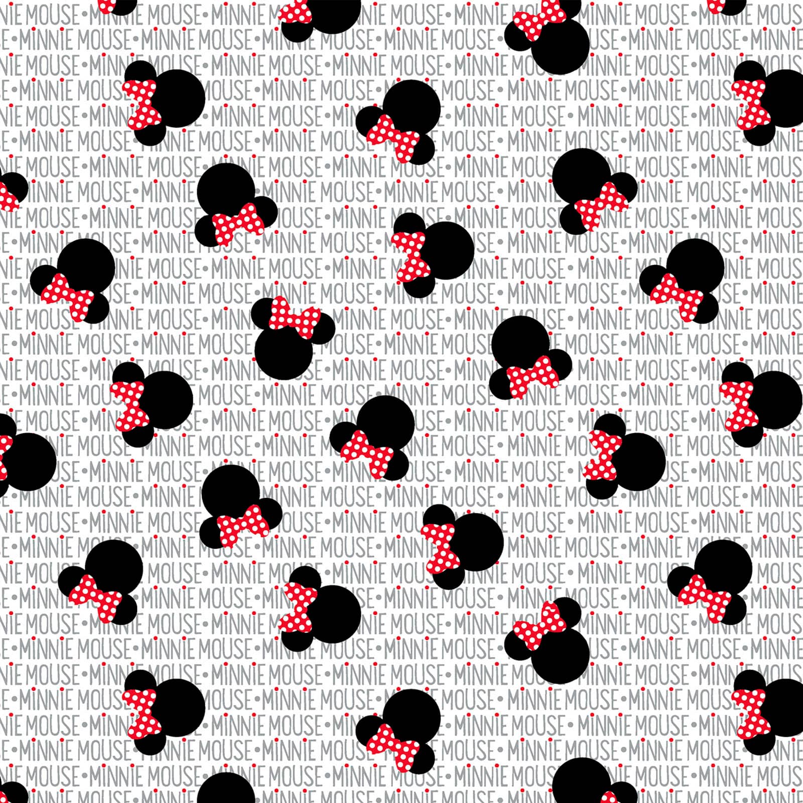 Disney® All Over Minnie Mouse Cotton Fabric