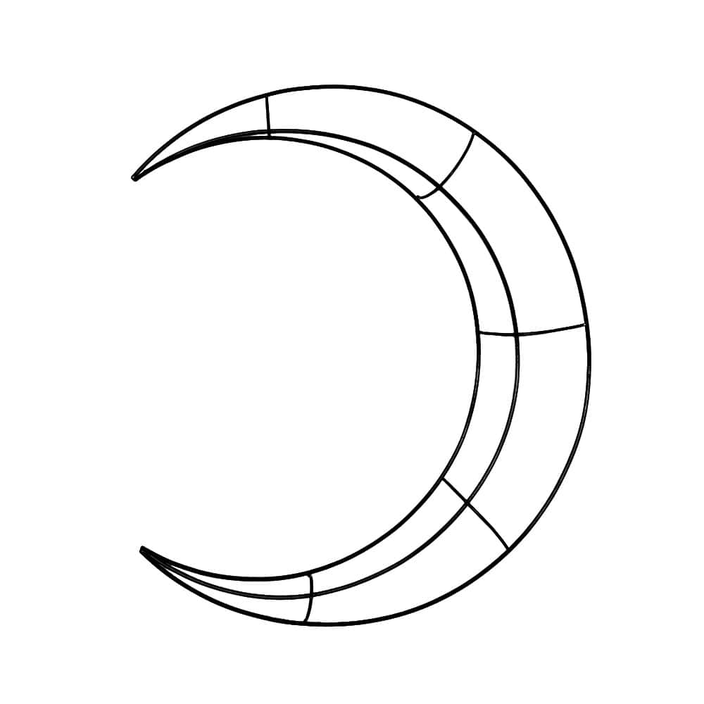 15.75" Moon Wreath Form by Ashland®