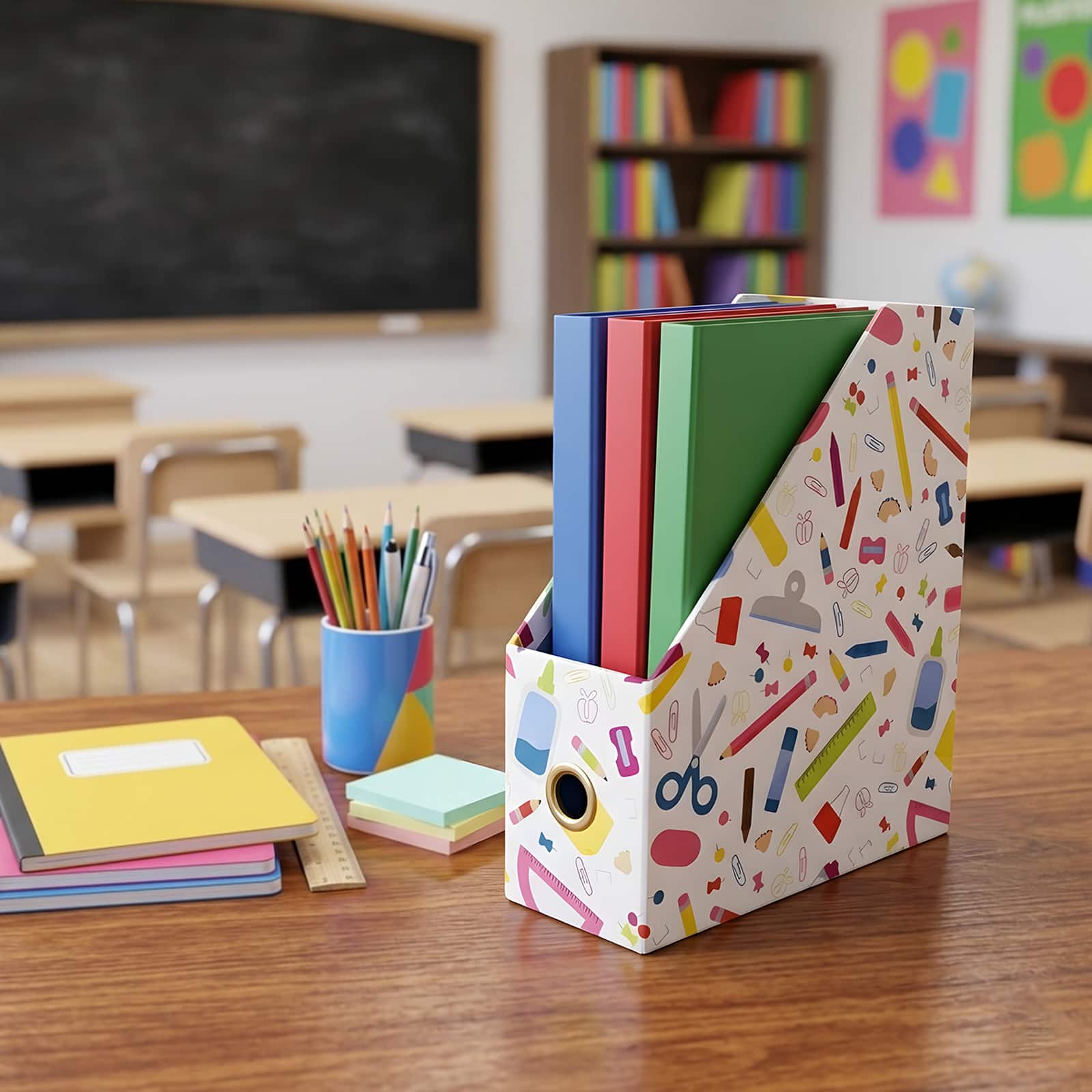 12" Paperboard Magazine Holder by B2C™ - Image 4