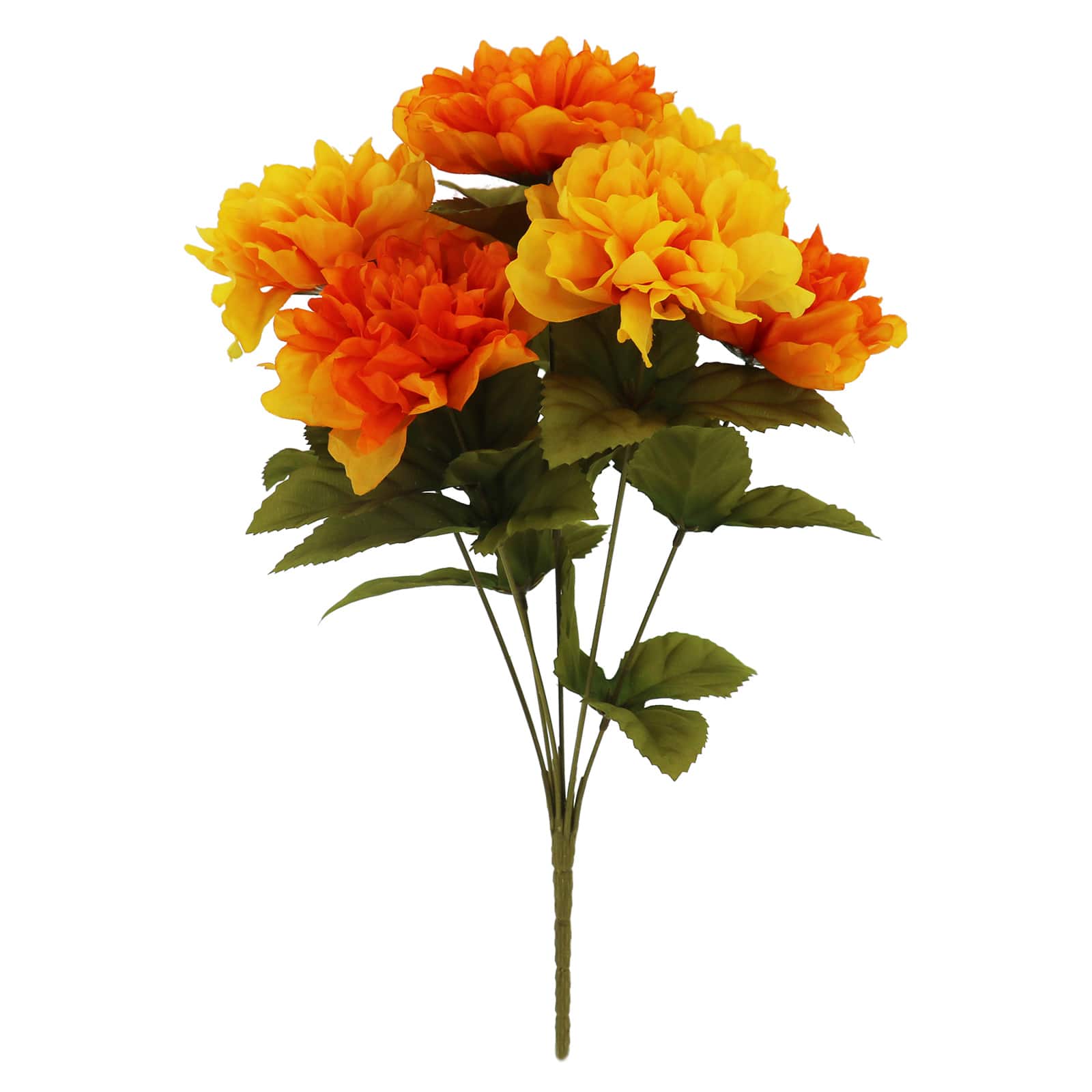 16" Yellow & Orange Marigold Bush by Ashland®