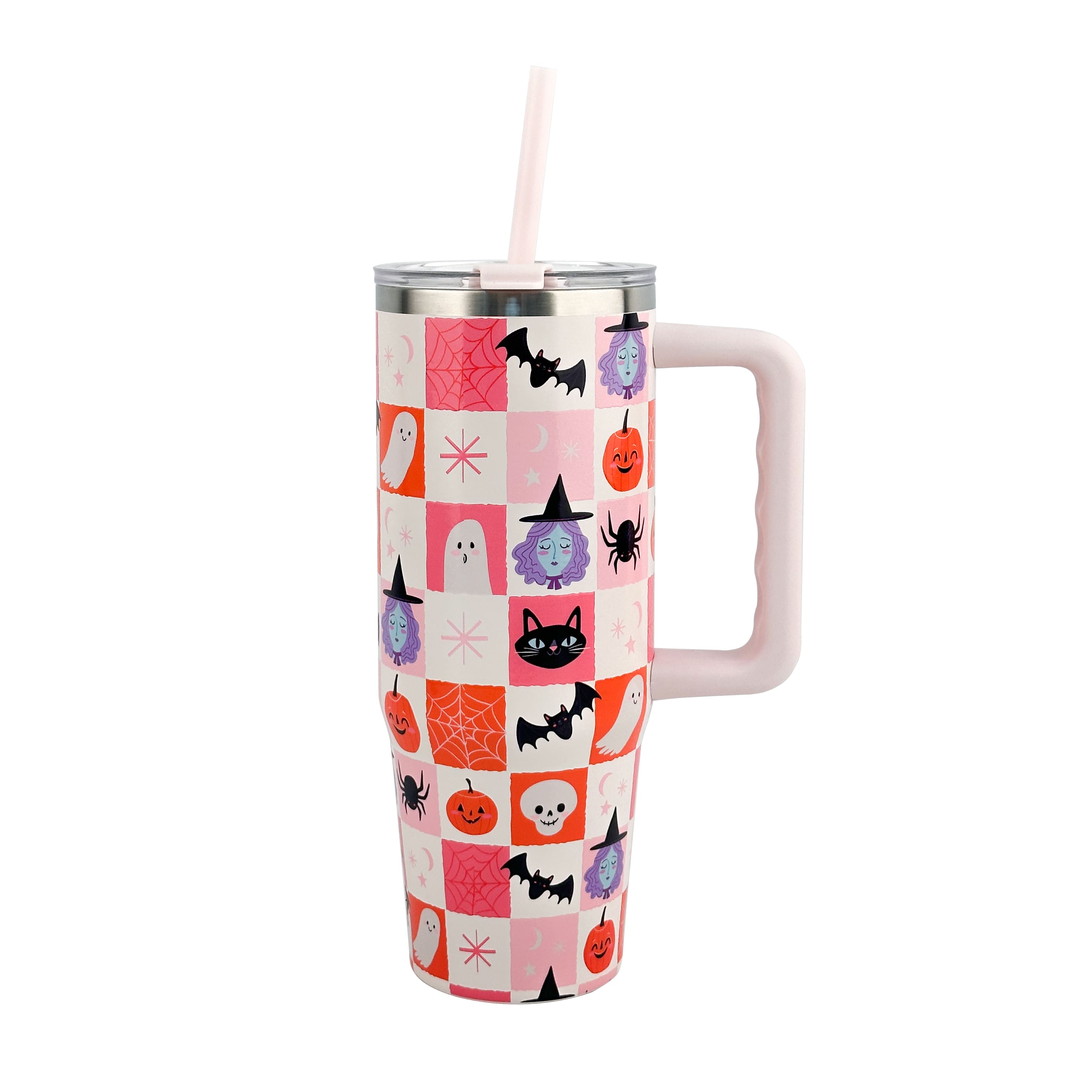 30oz. Halloween Check Stainless Steel Insulated Tumbler by Ashland®