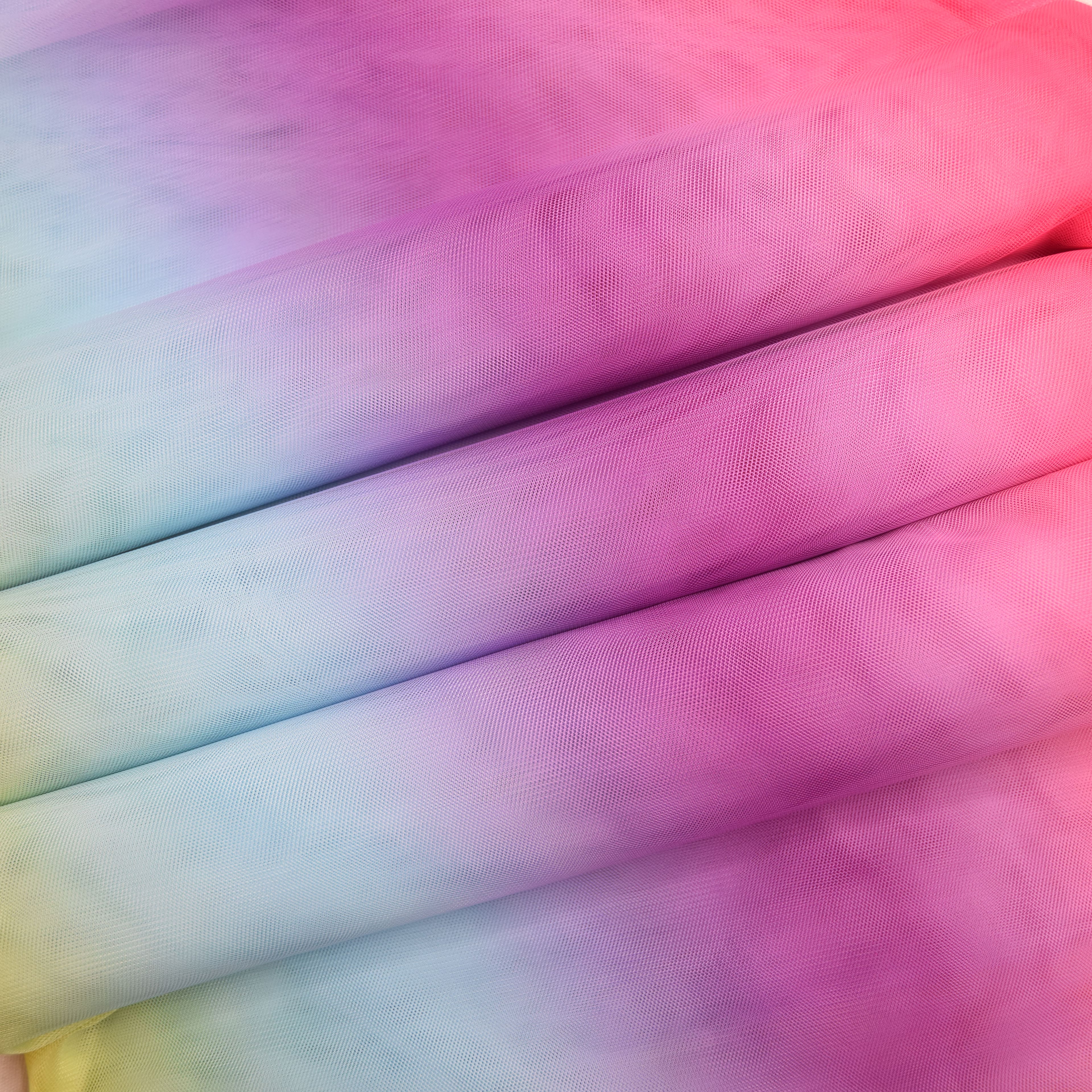 Feldman Dark Rainbow Ombre Mesh
